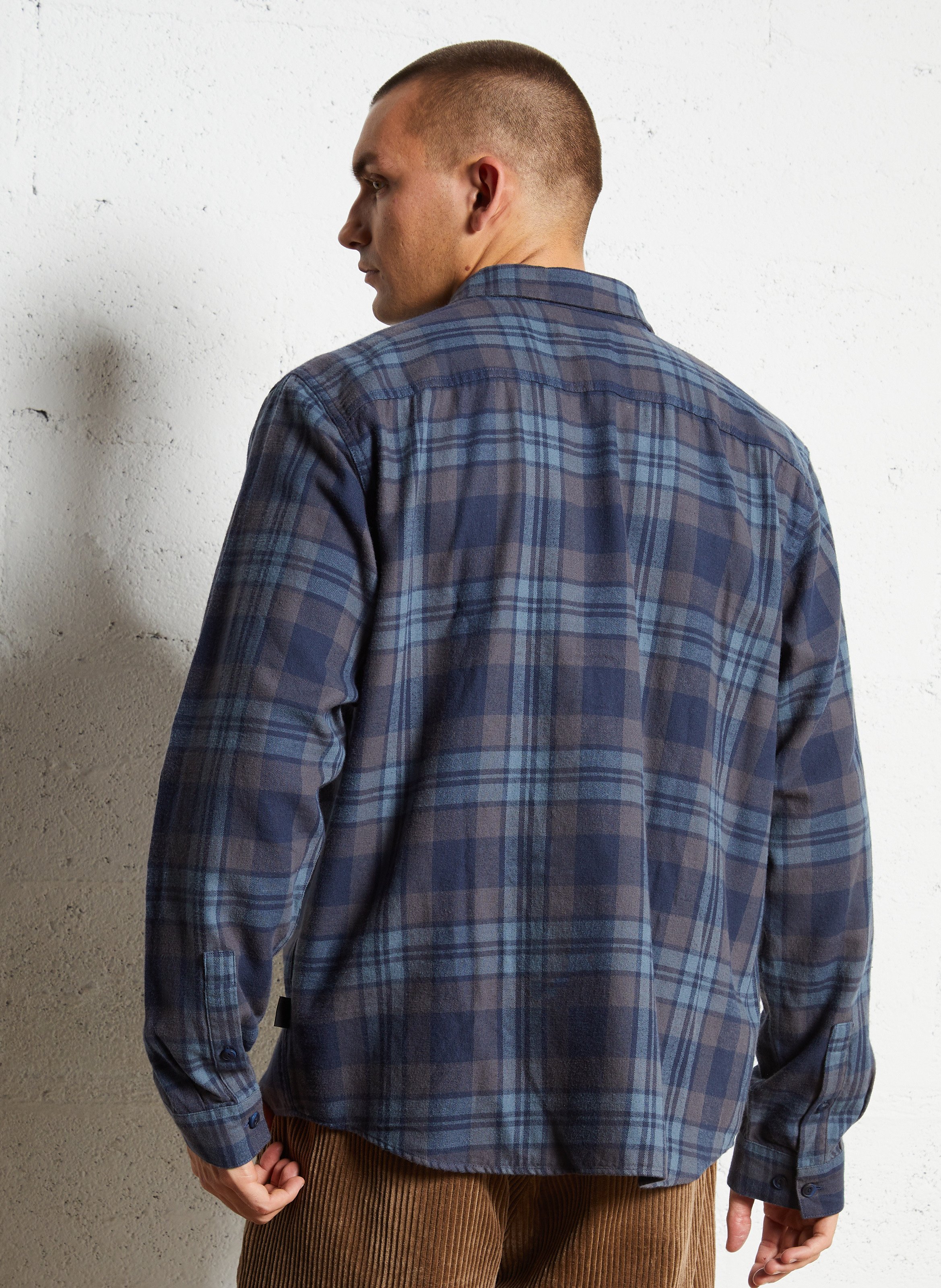 Cotton shirt with classic collar PATAGONIA Blue