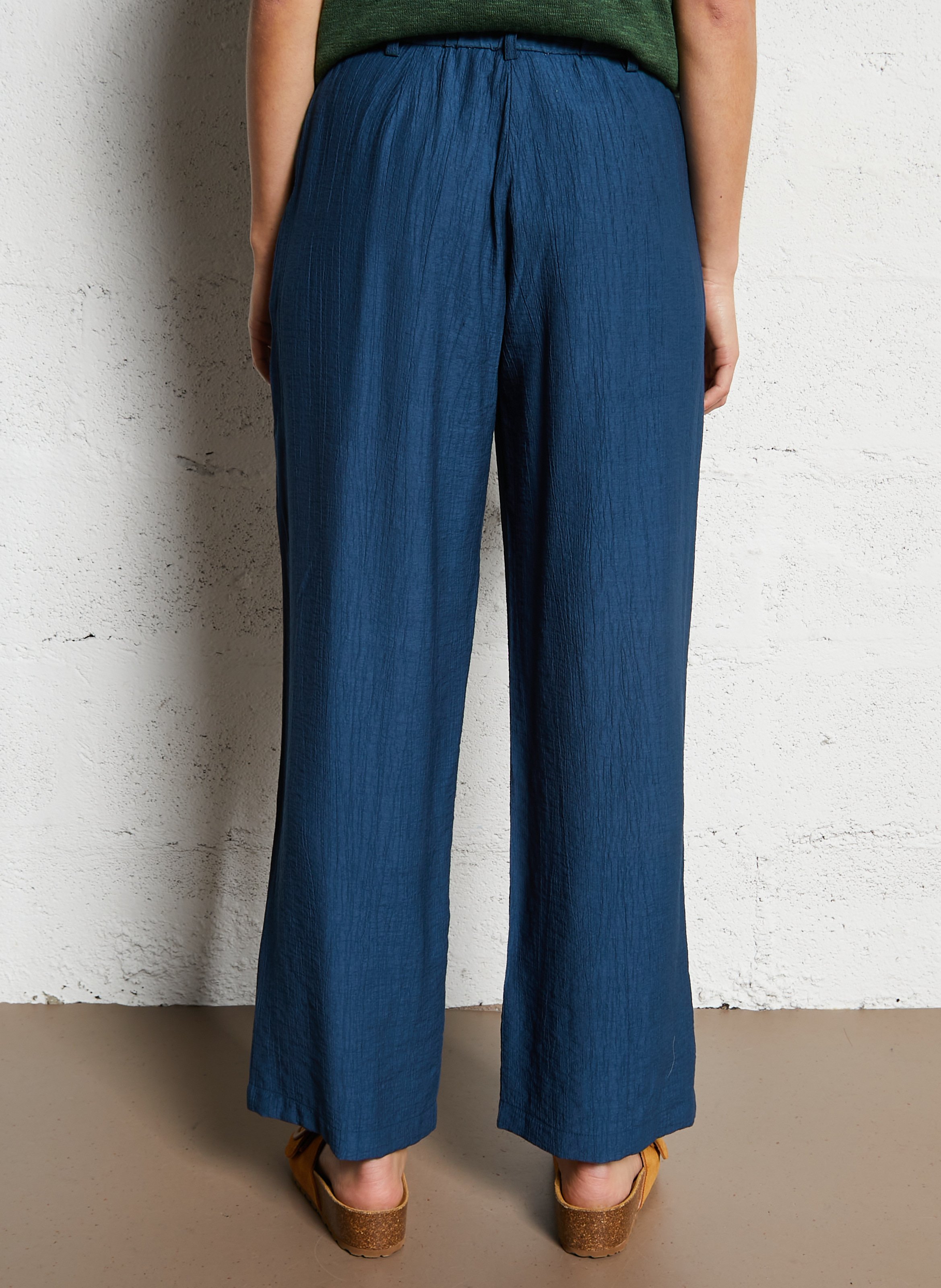 Pantalon droit NICE THINGS Bleu