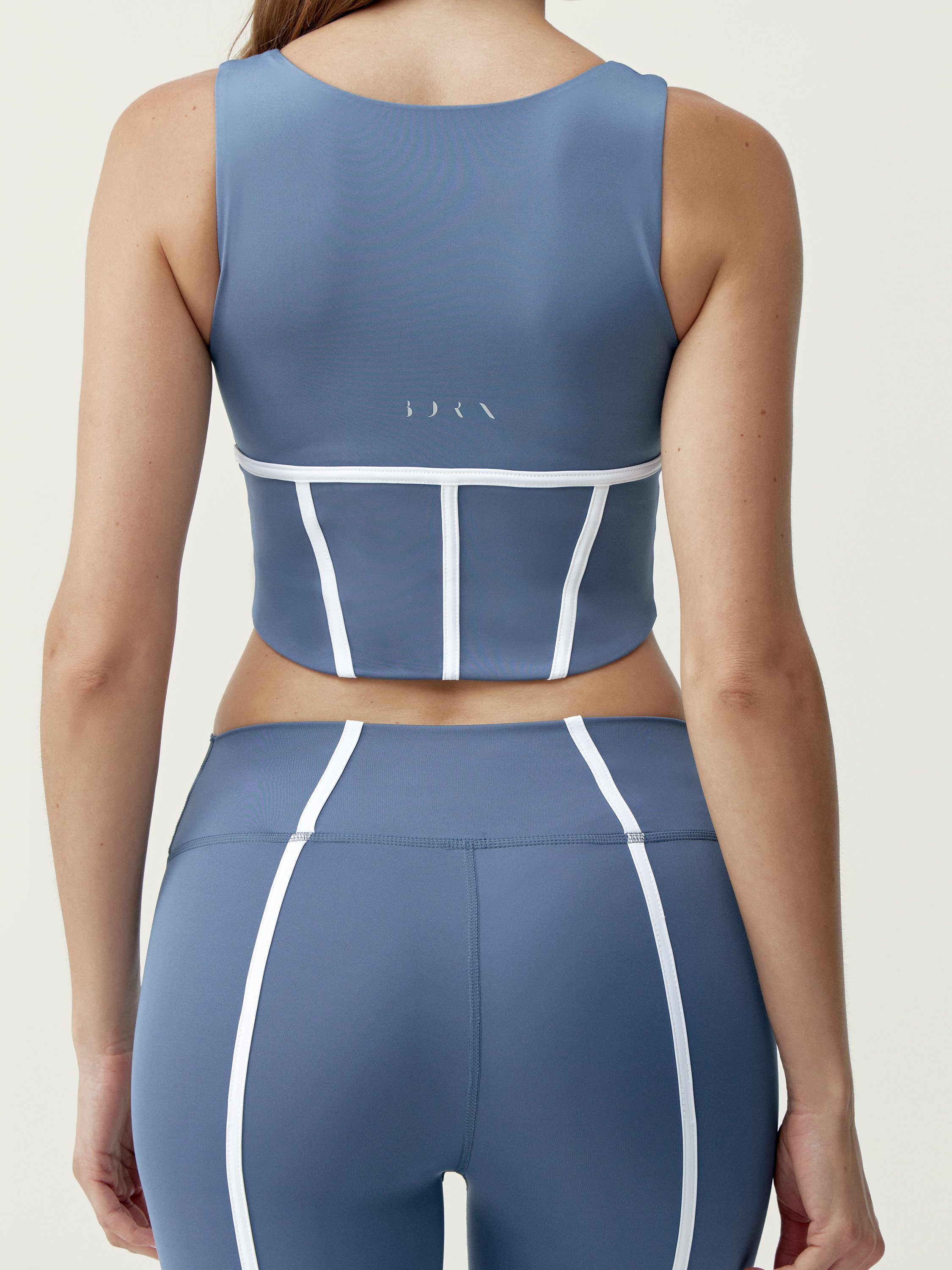 High support performance sports bra Blue