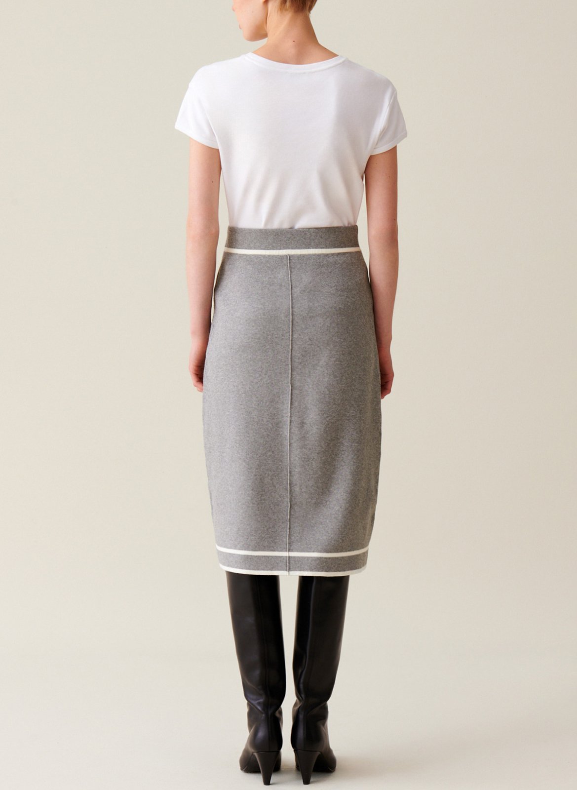 Jupe taille haute boutonnée CLAUDIE PIERLOT Multicolore