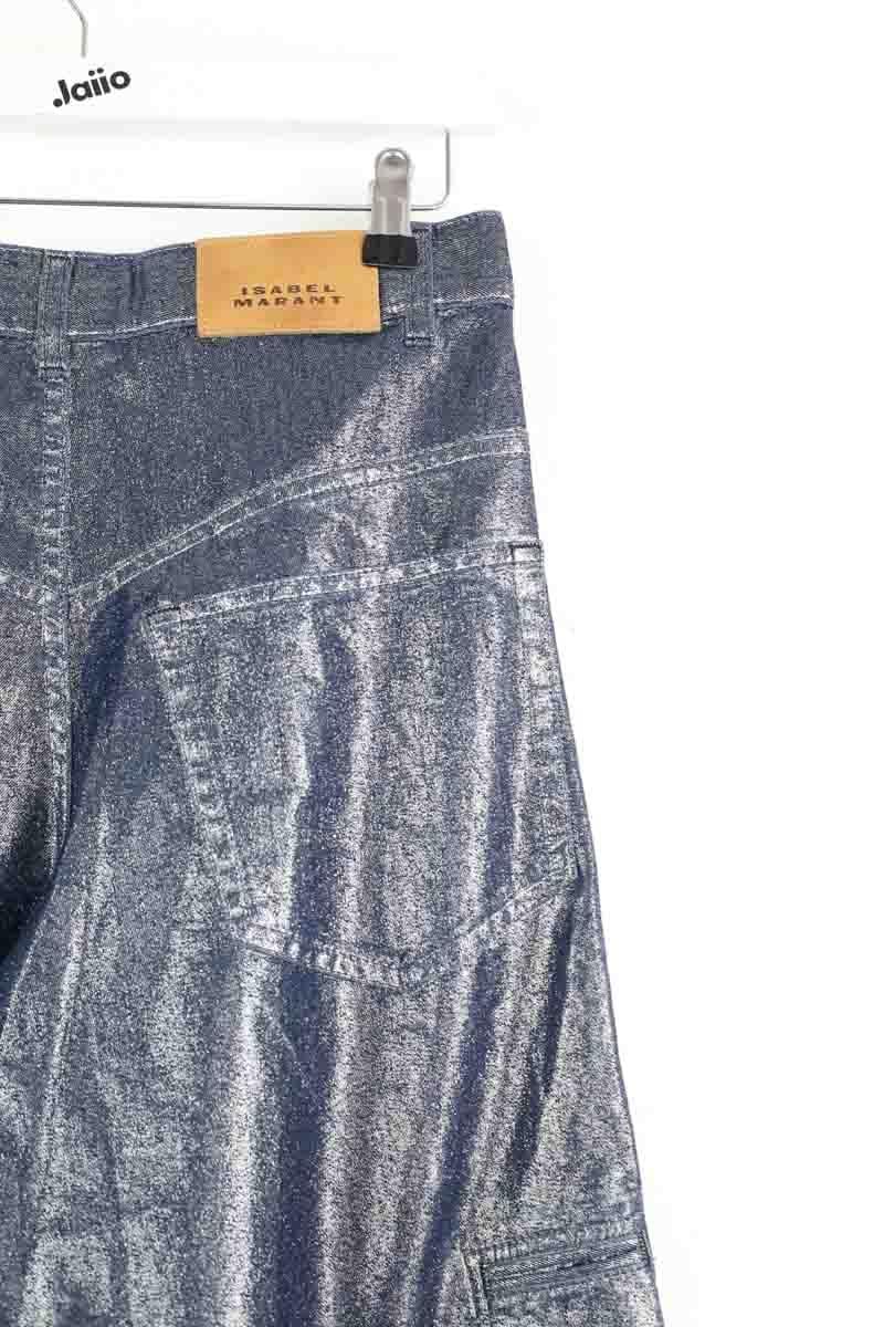 Wide trousers ISABEL MARANT ÉTOILE - SECONDE MAIN Blue