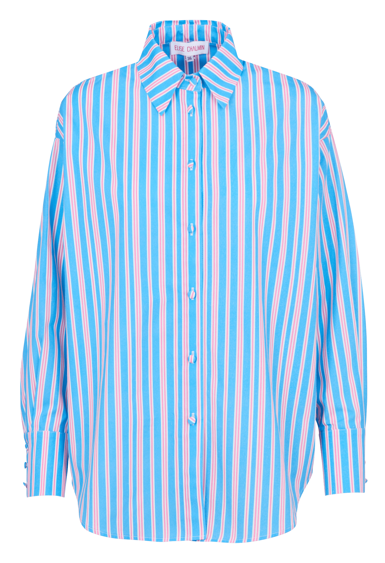 Weit geschnittene Hemdbluse mit Streifenmuster ELISE CHALMIN Mehrfarbig