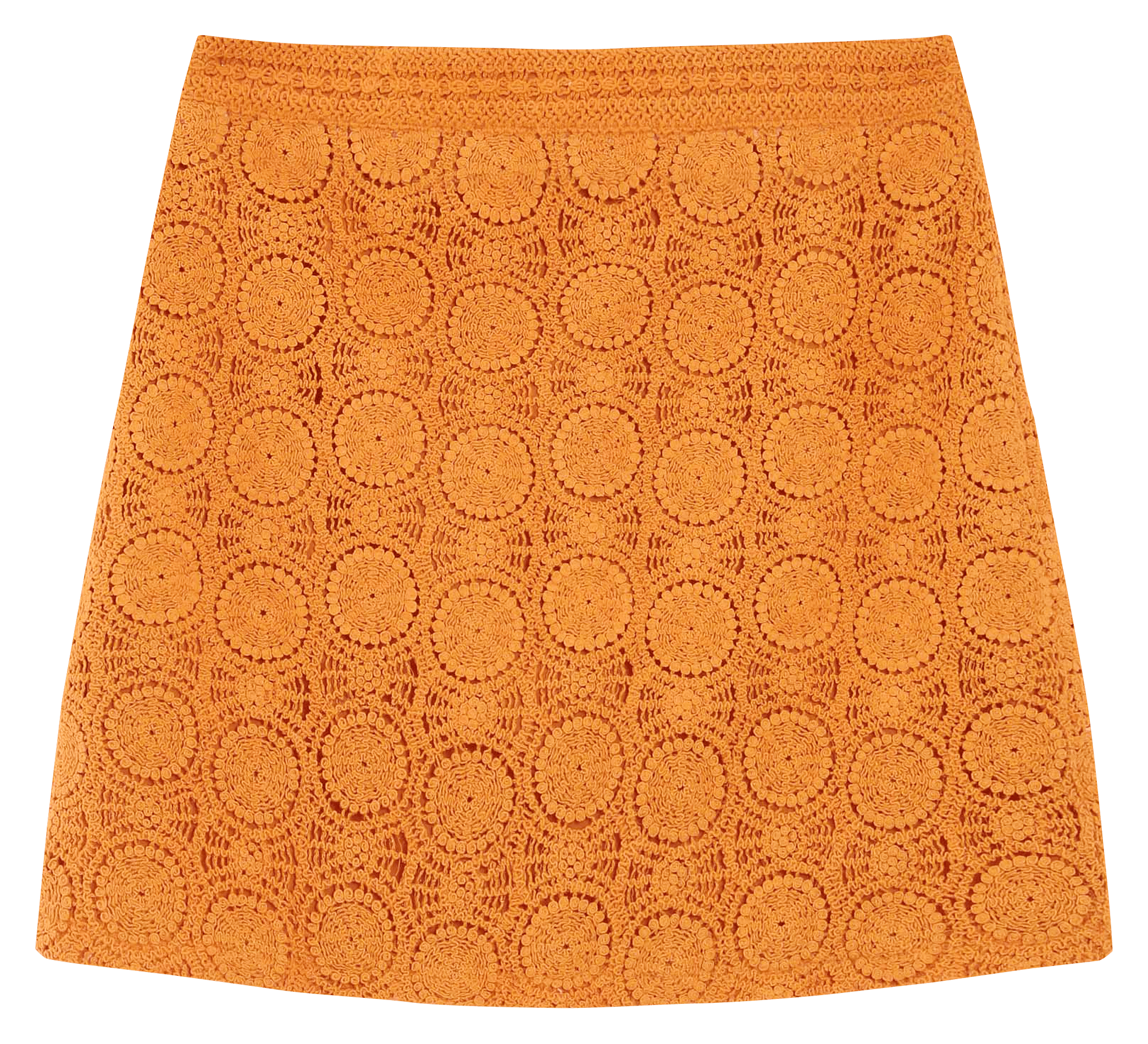 Short straight crocheted skirt GRACE ET MILA Golden