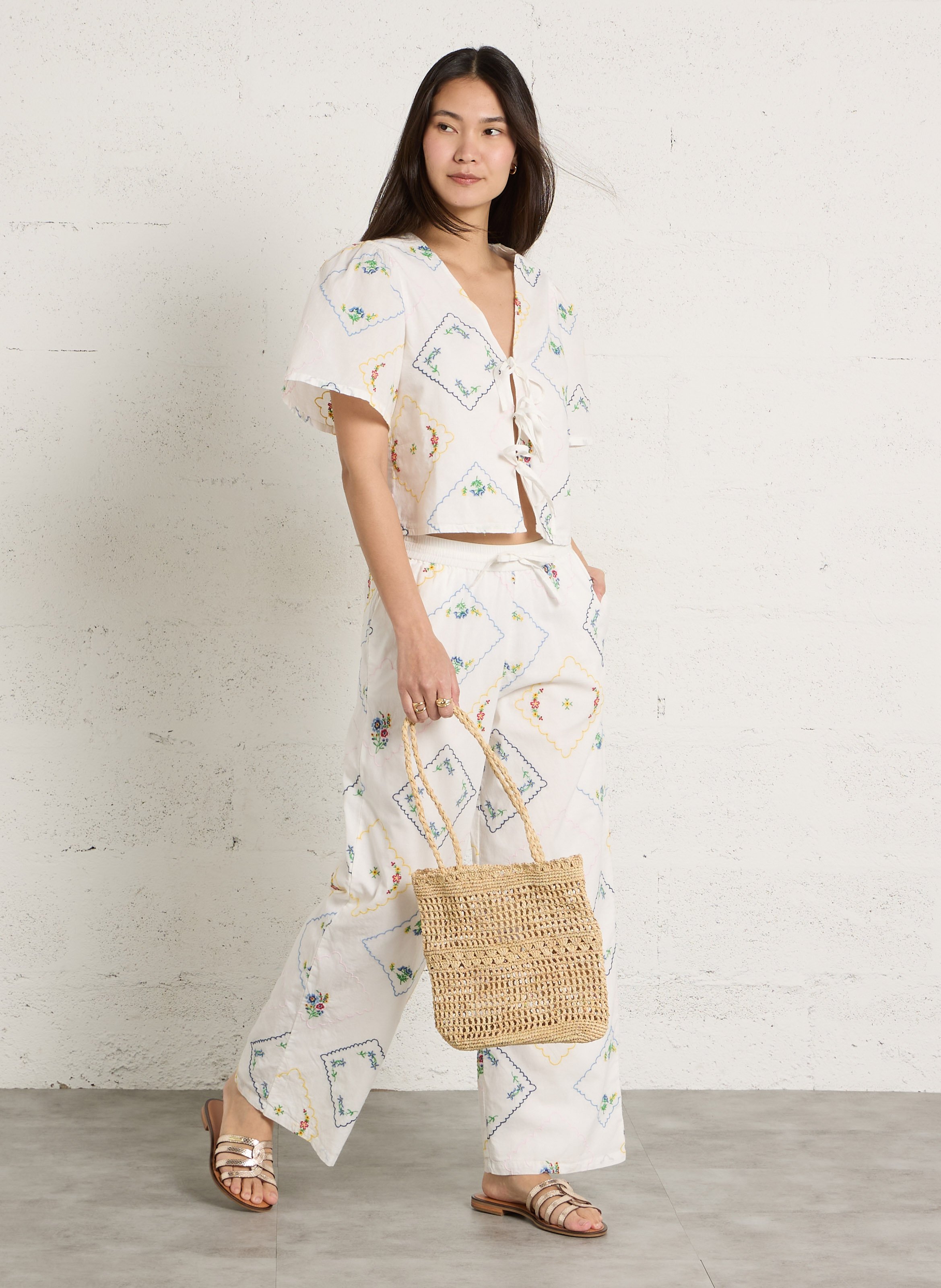 Mules plates en cuir LES TROPEZIENNES PAR M.BELARBI Doré