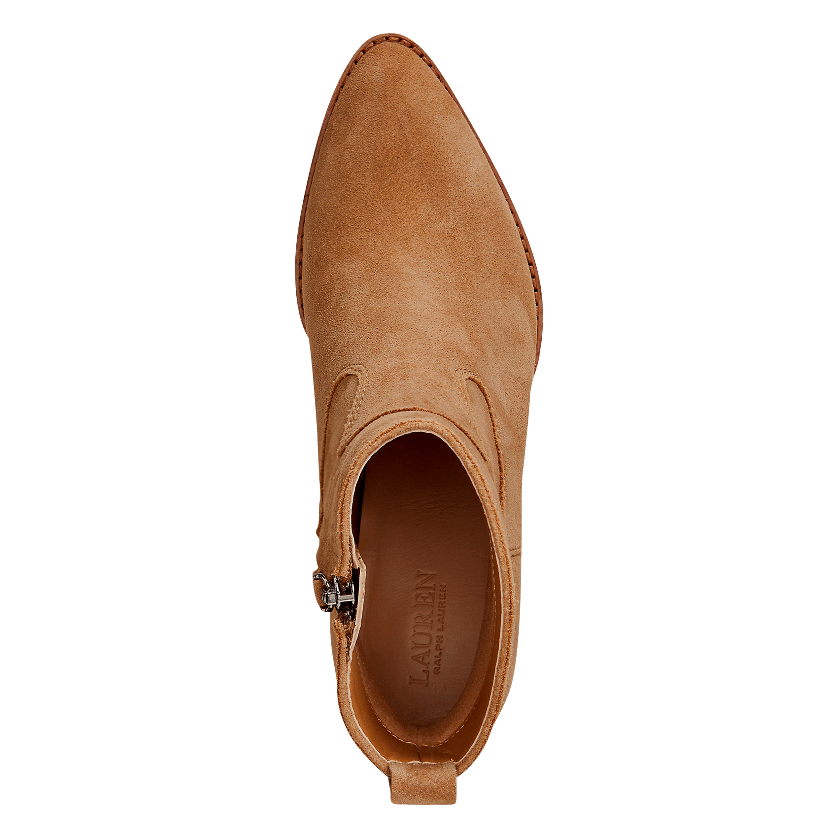 Bottines en cuir velours  LAUREN RALPH LAUREN Beige