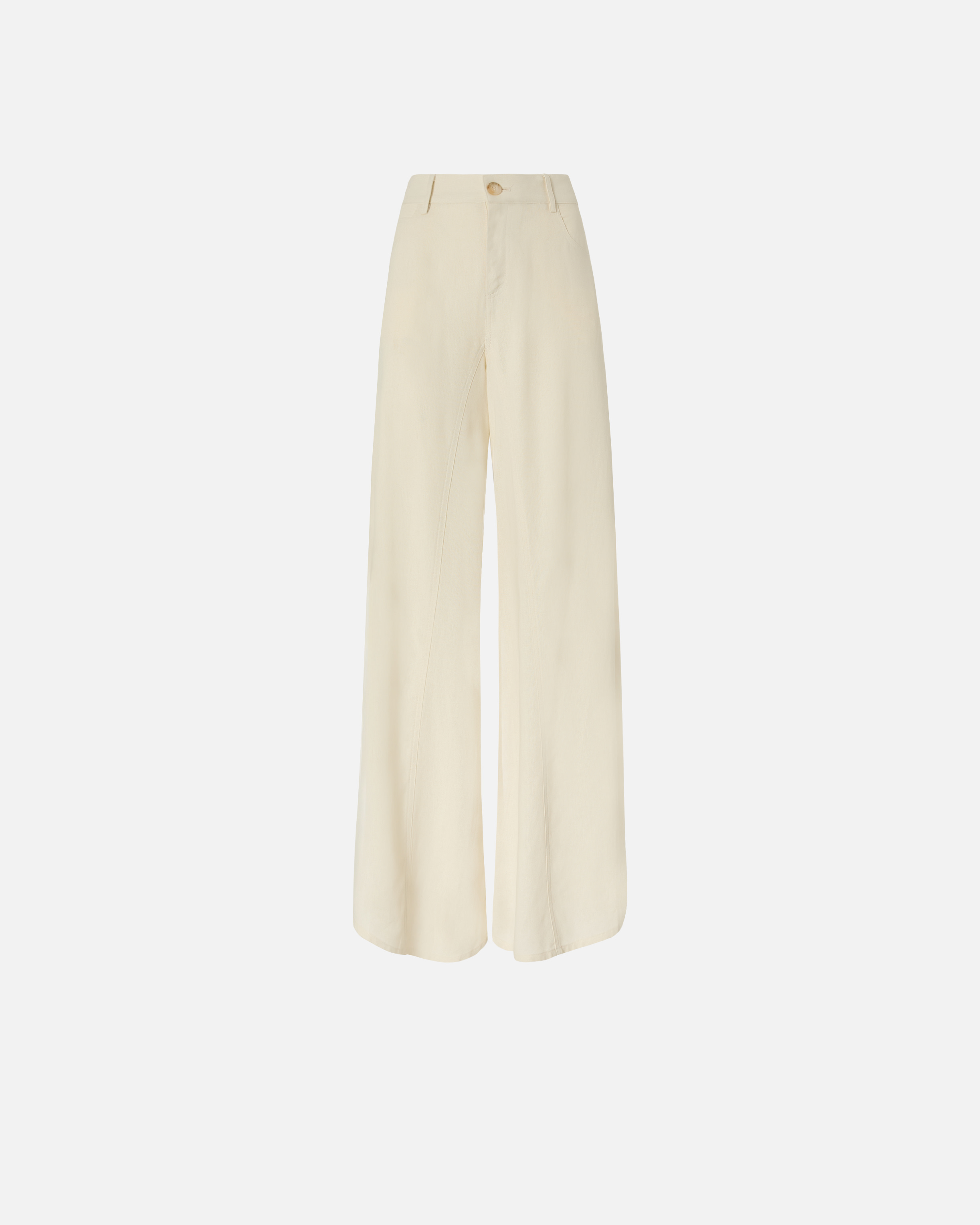 Pantalon wide leg en lin PINKO