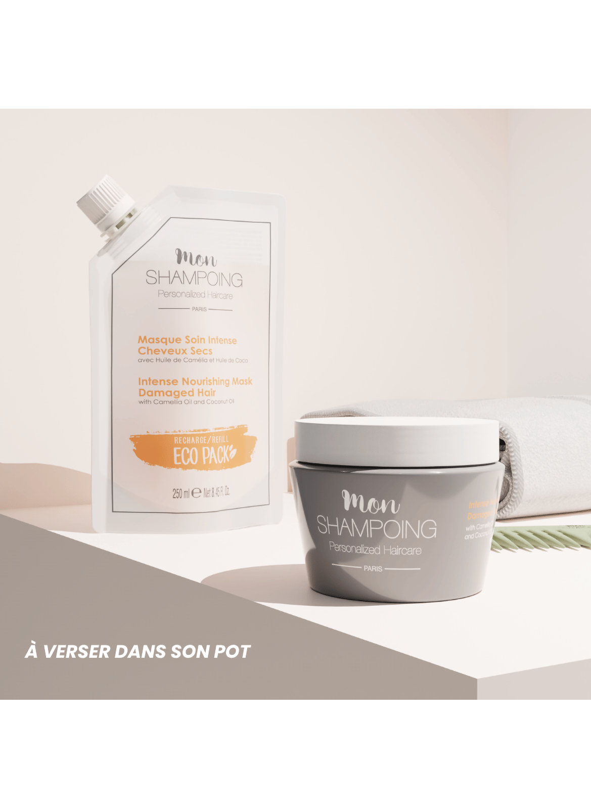 Eco Pack Intensive Mask Refill - Dry Hair MON SHAMPOING No color