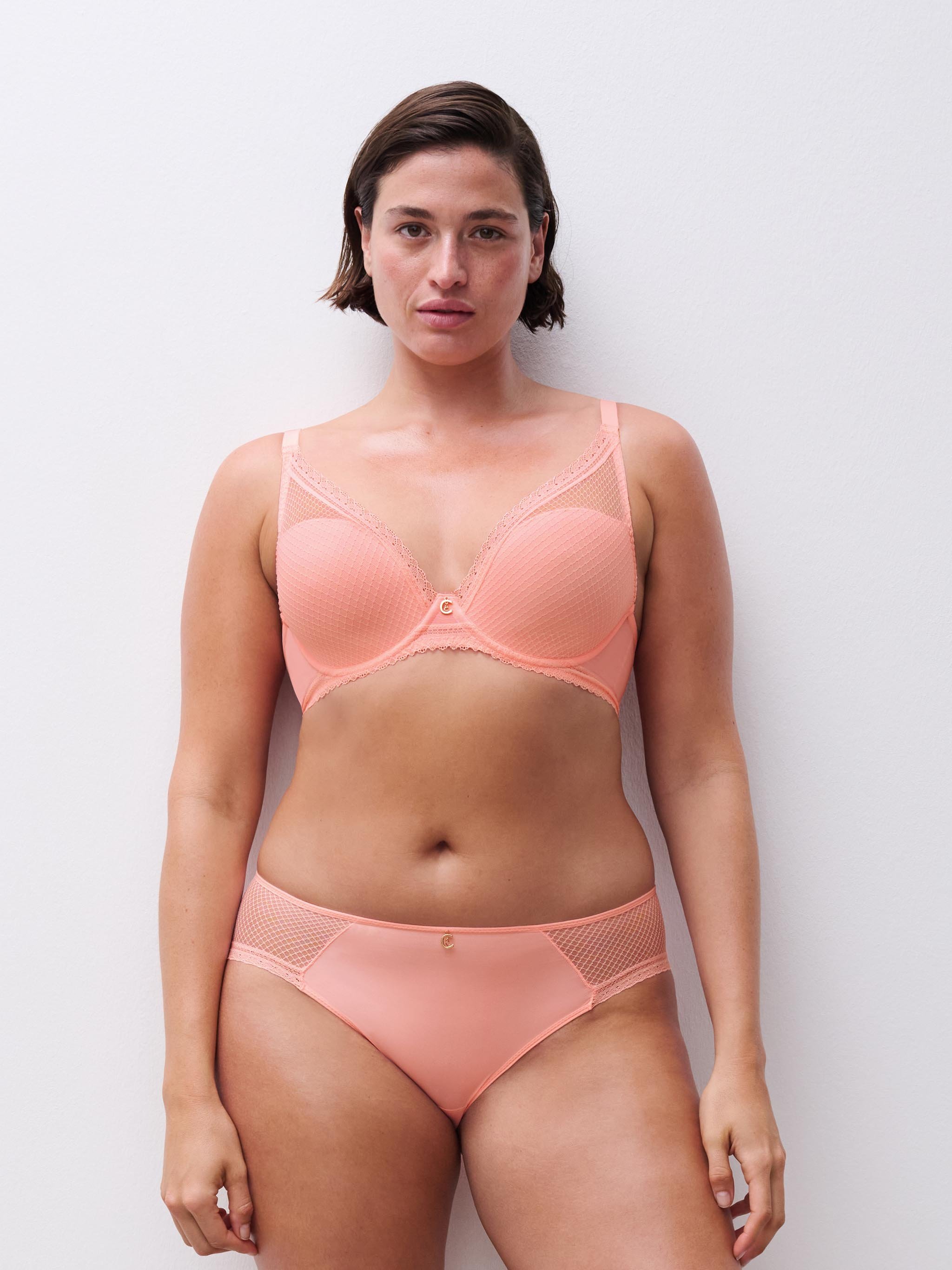 Plunge cup bra CHANTELLE Pink