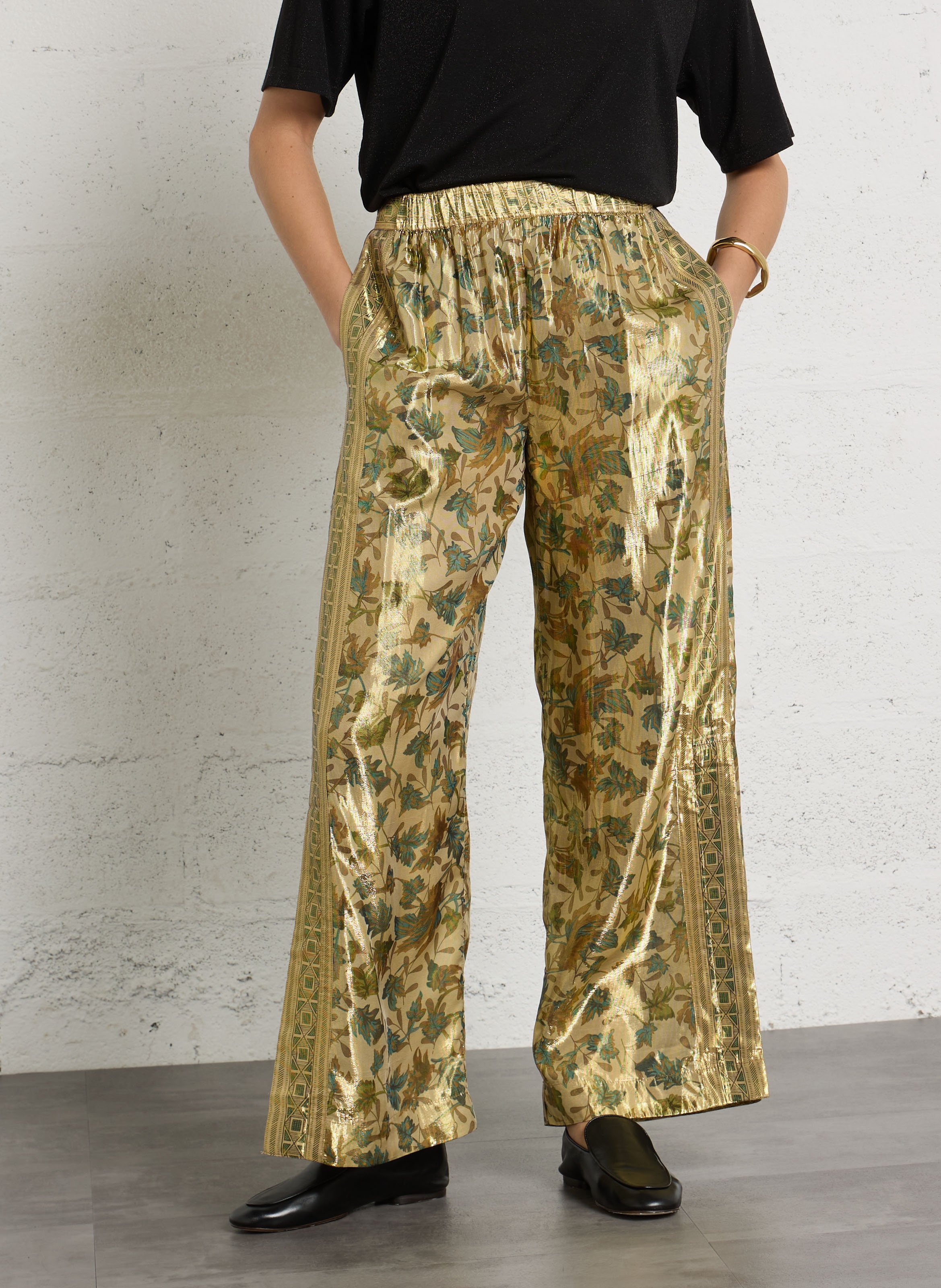Printed wide-leg pants MES DEMOISELLES Multicolored