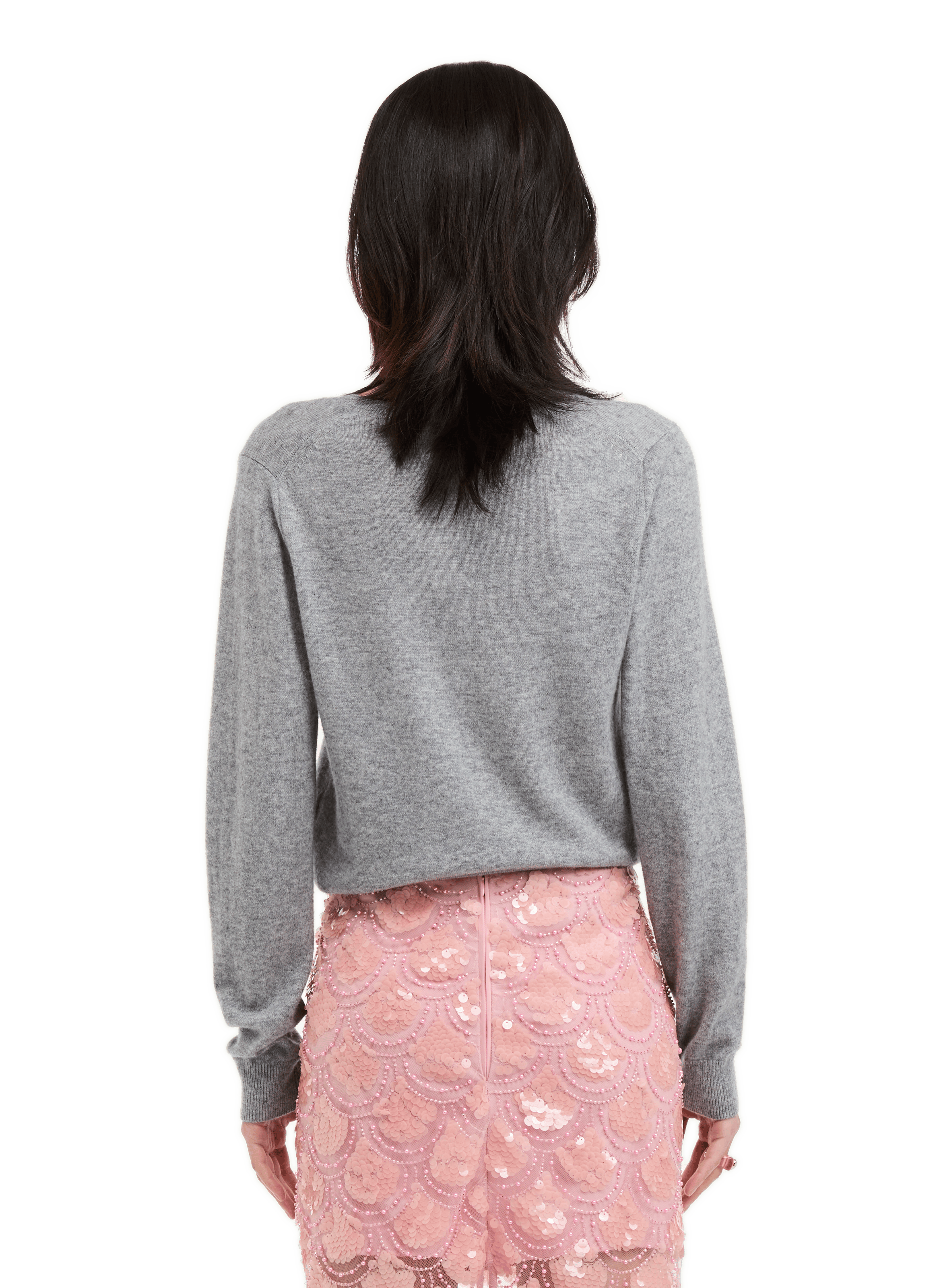 Cashmere sweater AU PRINTEMPS PARIS Grey