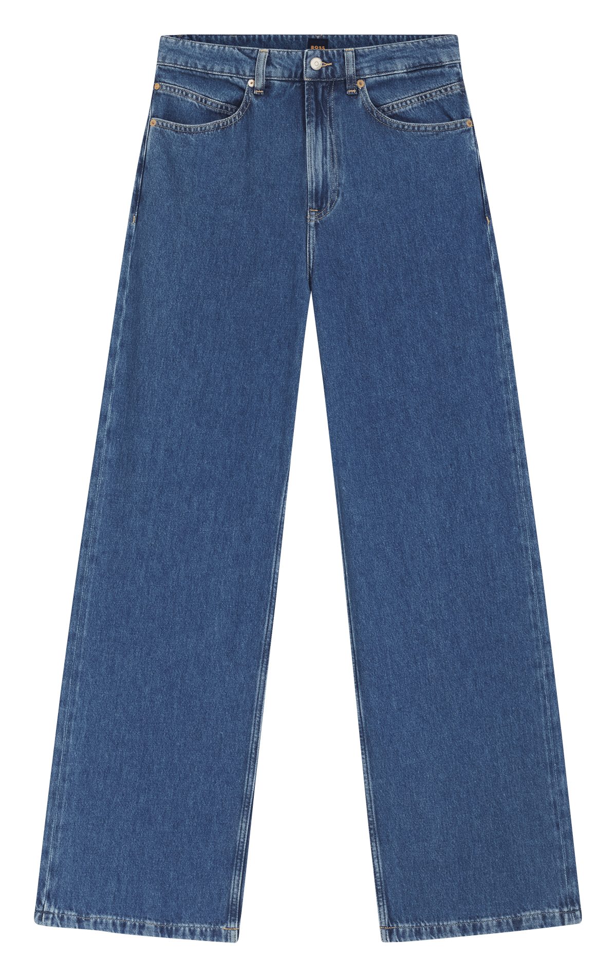 Jean droit en coton BOSS Blue