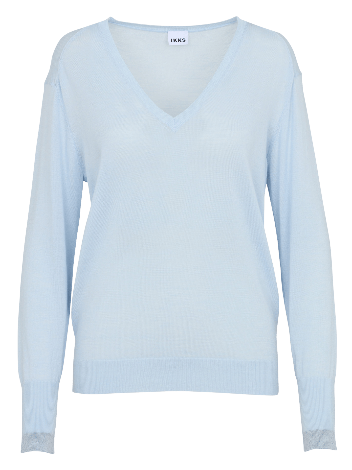 Pull col V en laine IKKS