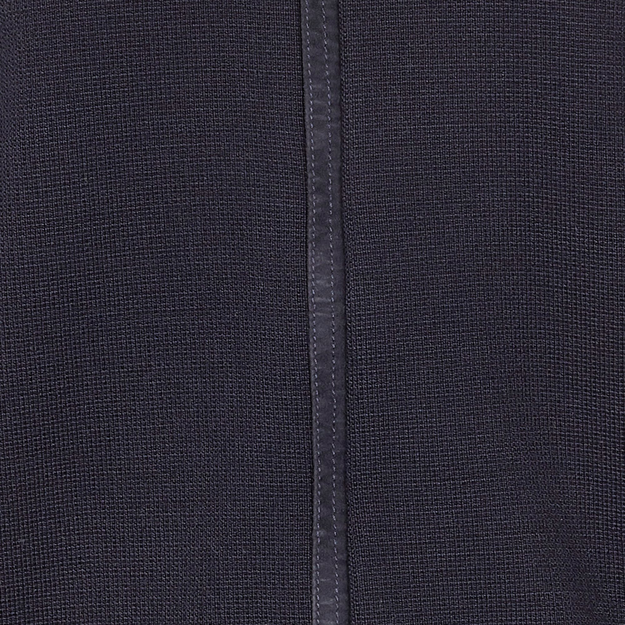 Gilet zippé à coudières en laine mélangée ARMOR LUX Bleu