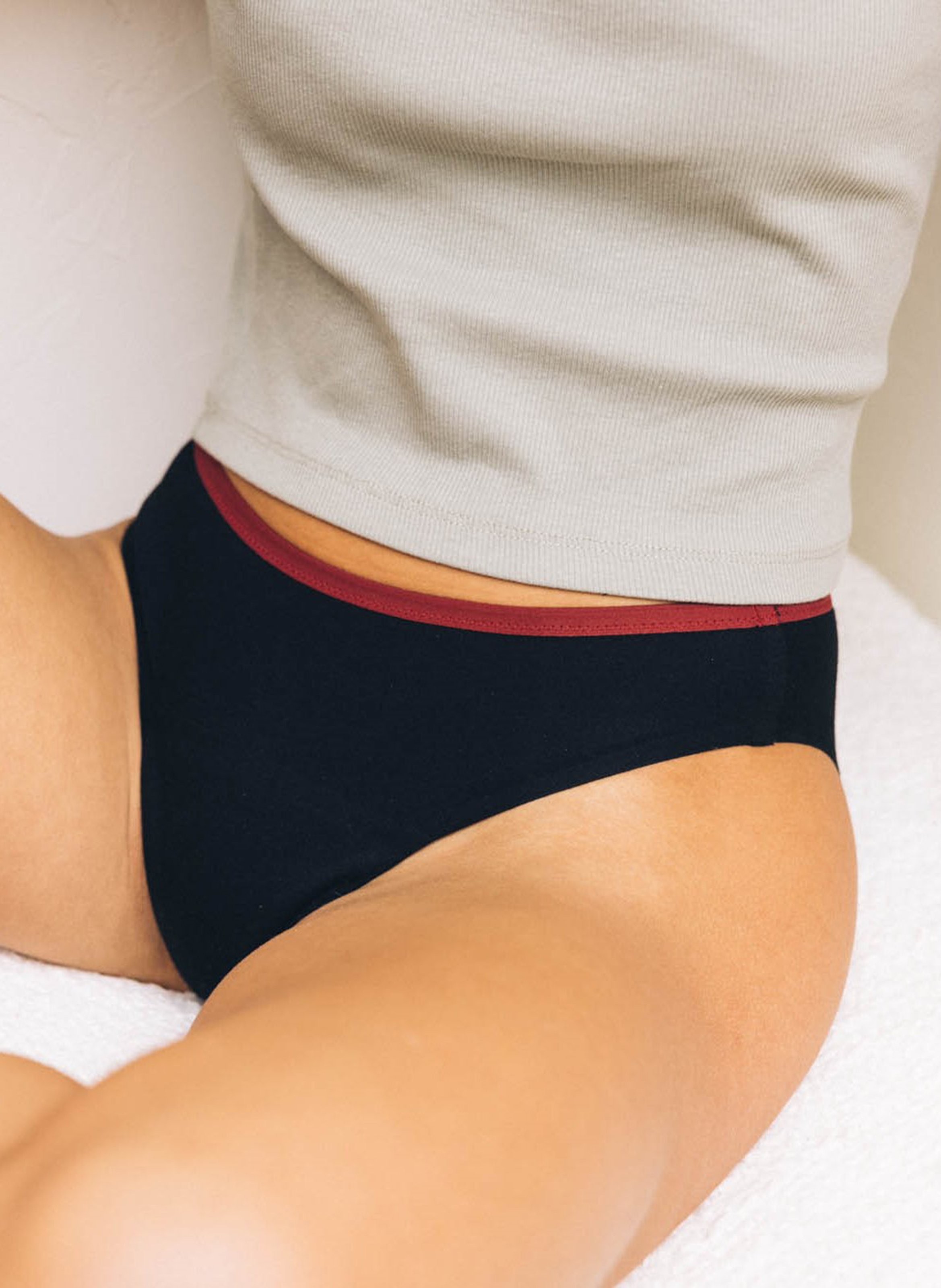 Culotte menstruelle en coton Flux Abondant SMOON Noir