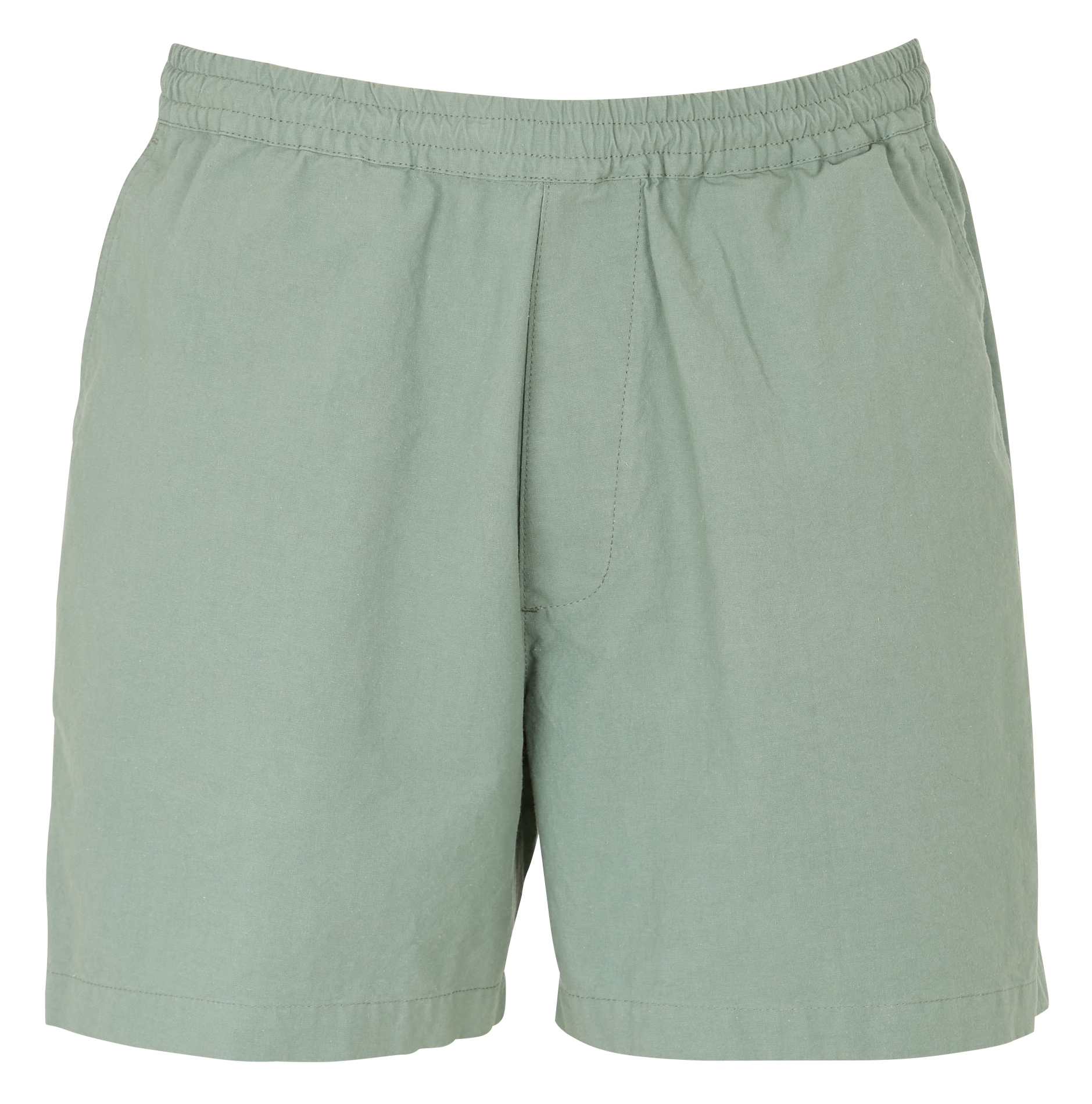 Short droit en coton bio mélangé  HOMECORE Vert