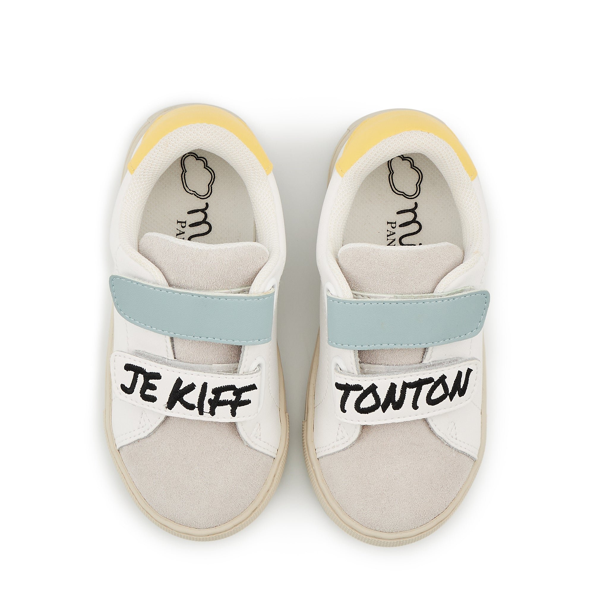 Leather sneakers BONS BAISERS PARIS White