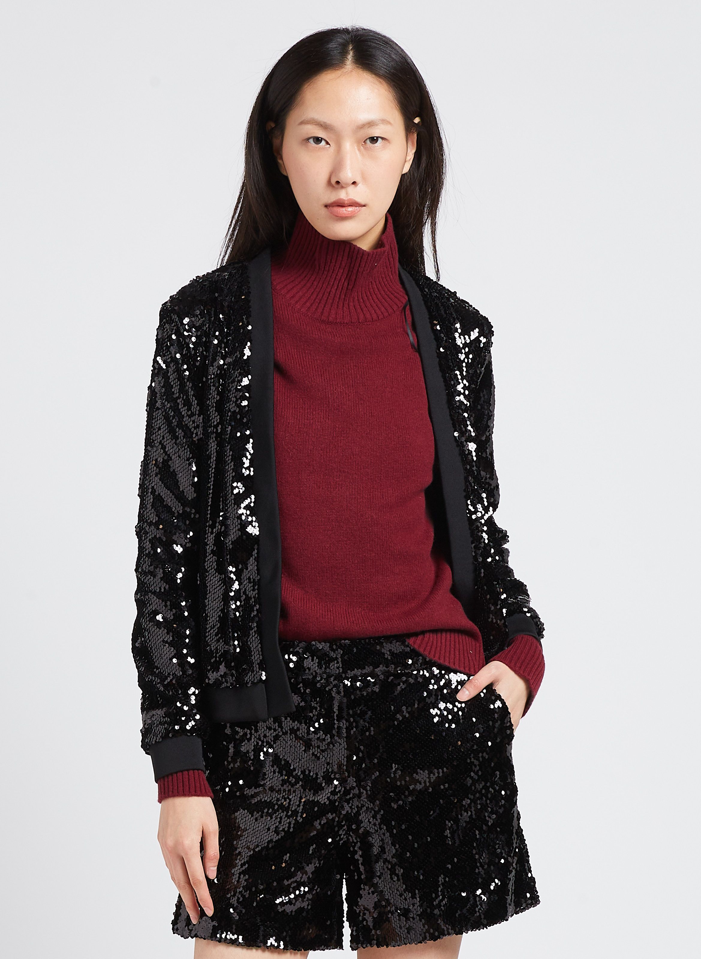 Blouson sequin femme hot sale