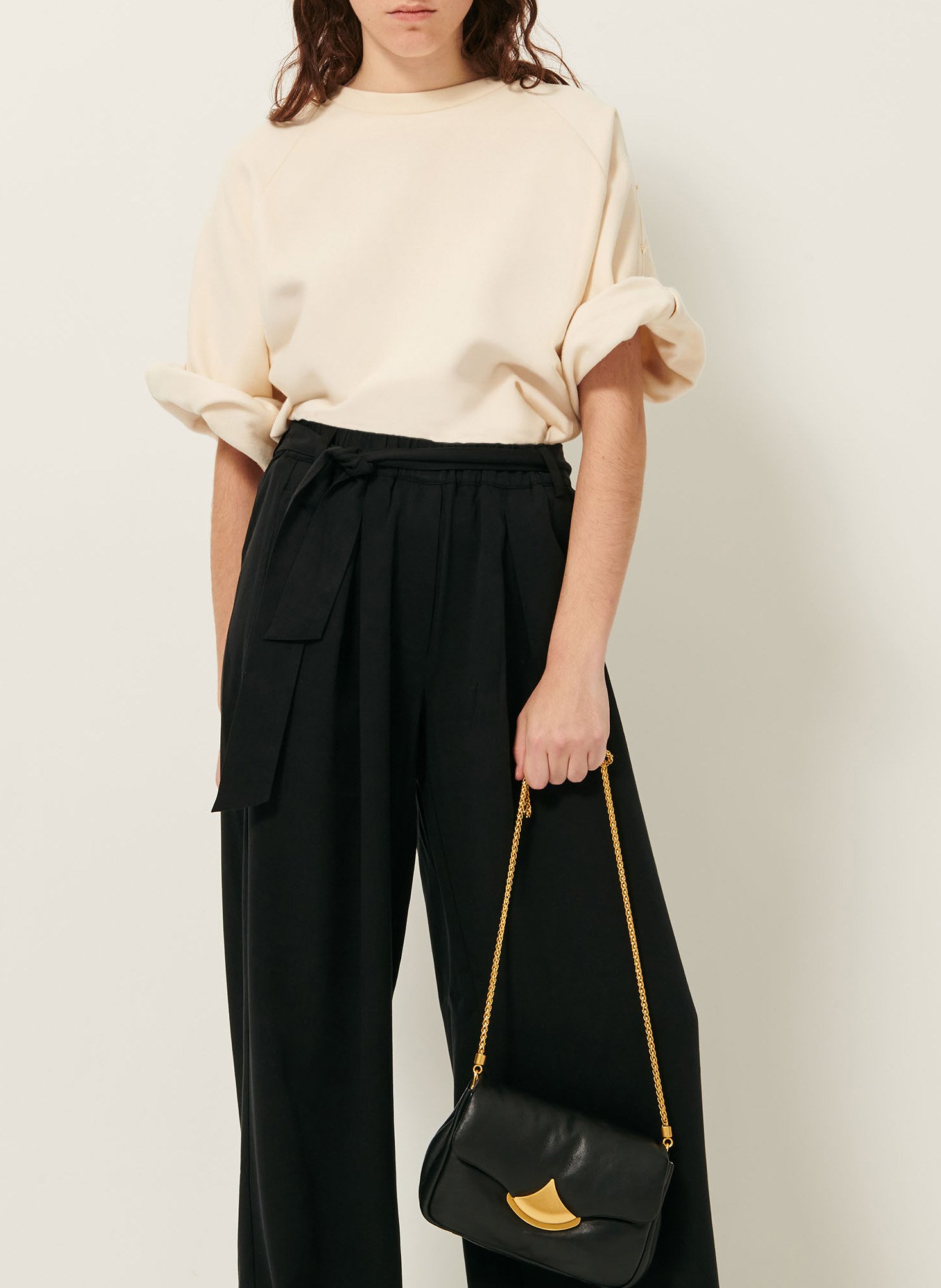 Wide trousers SESSUN Black