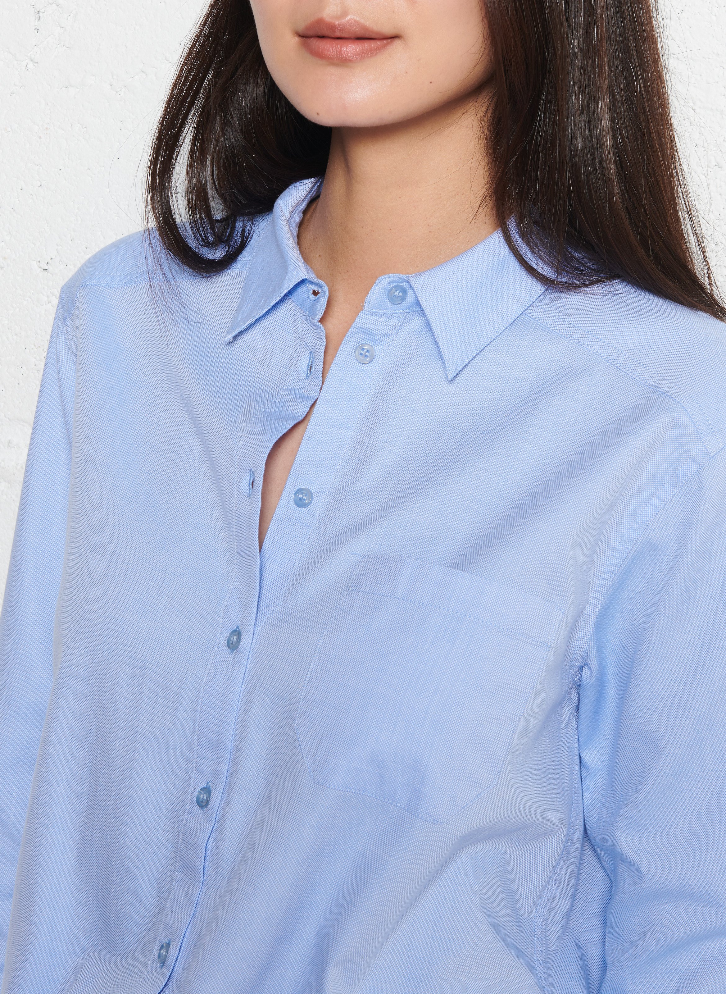 Chemise col classique en coton  MAISON 123 Bleu