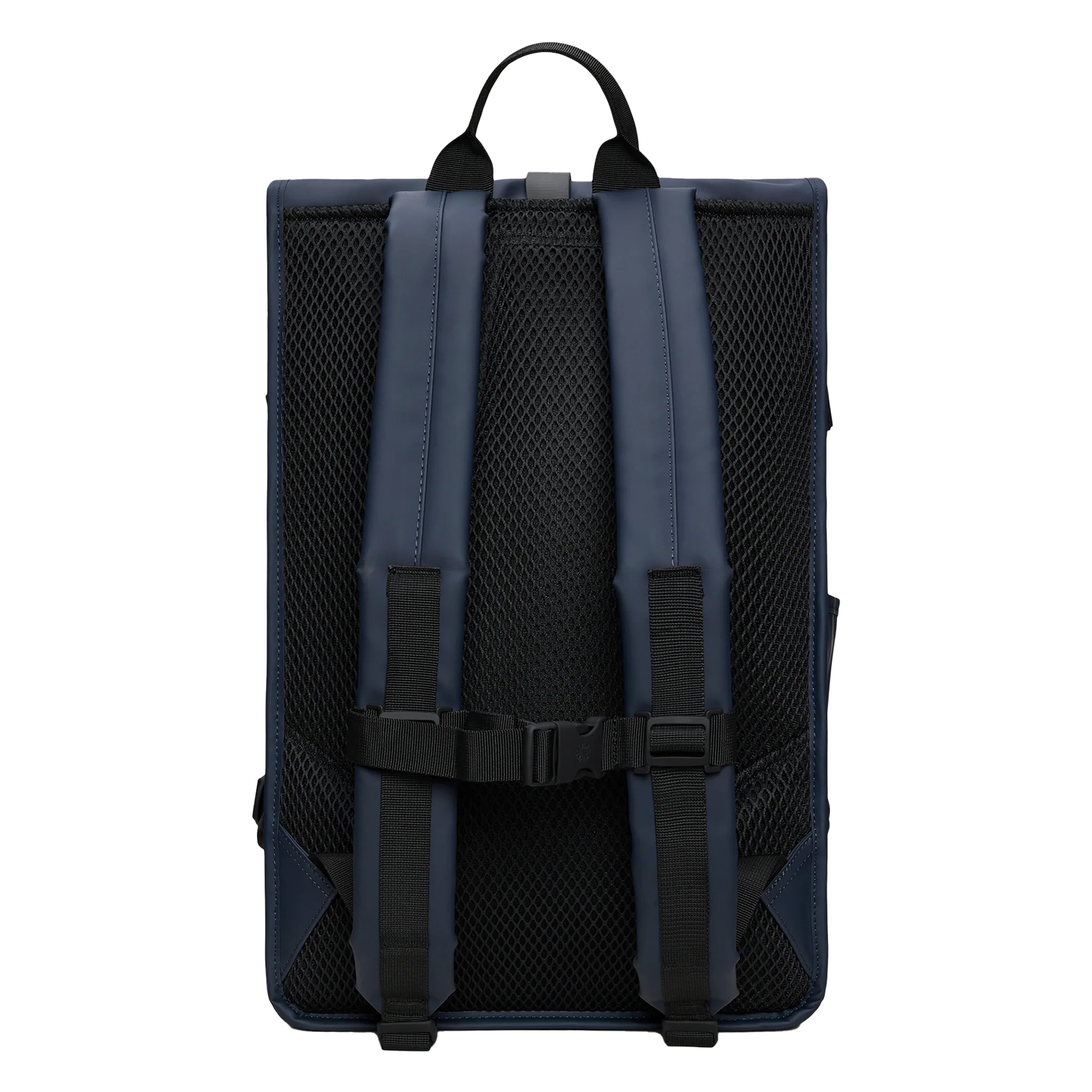 Waterproof roll-top backpack RAINS Black