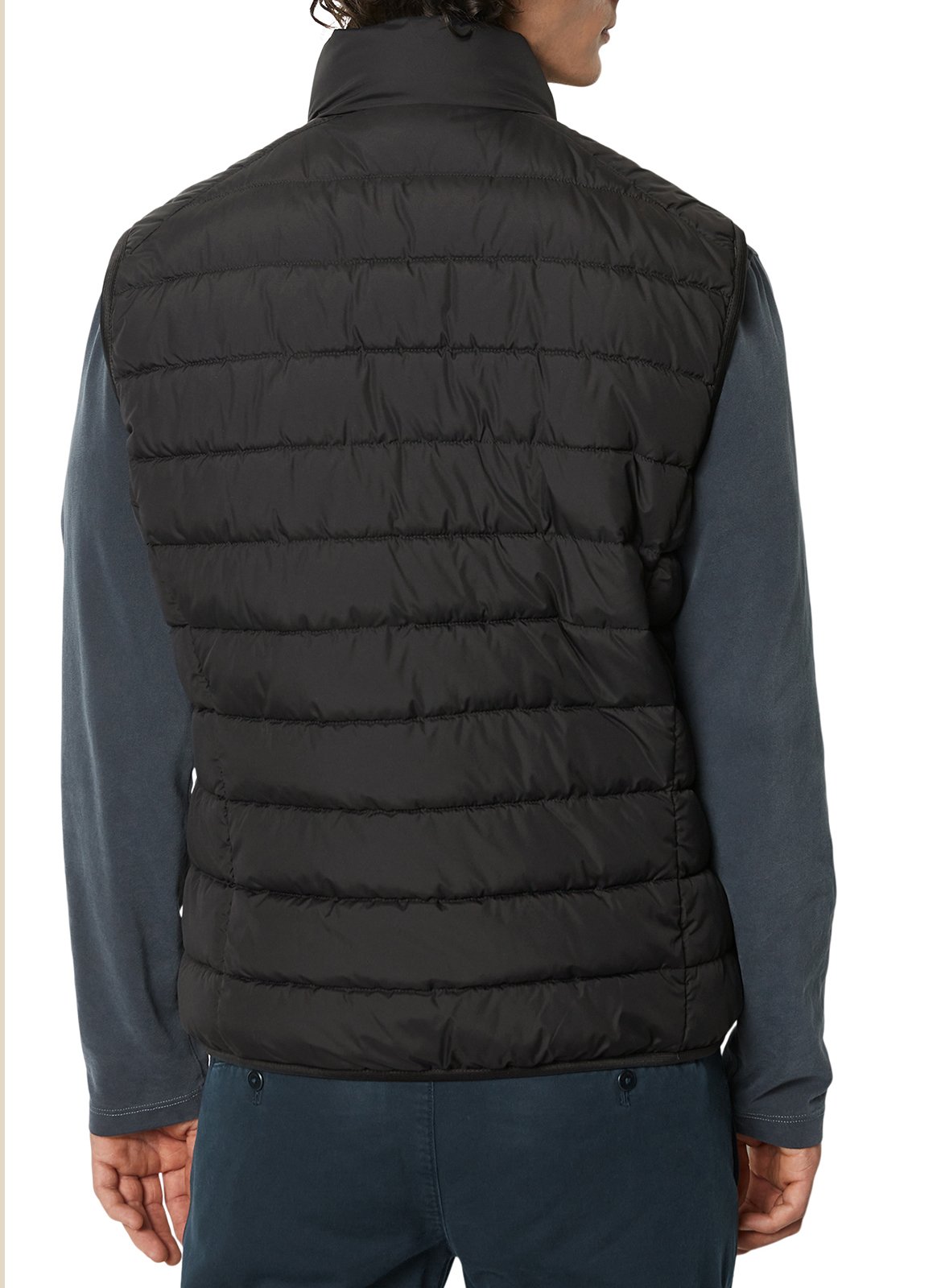 Doudoune sans manches en polyester recyclé MARC O'POLO Noir