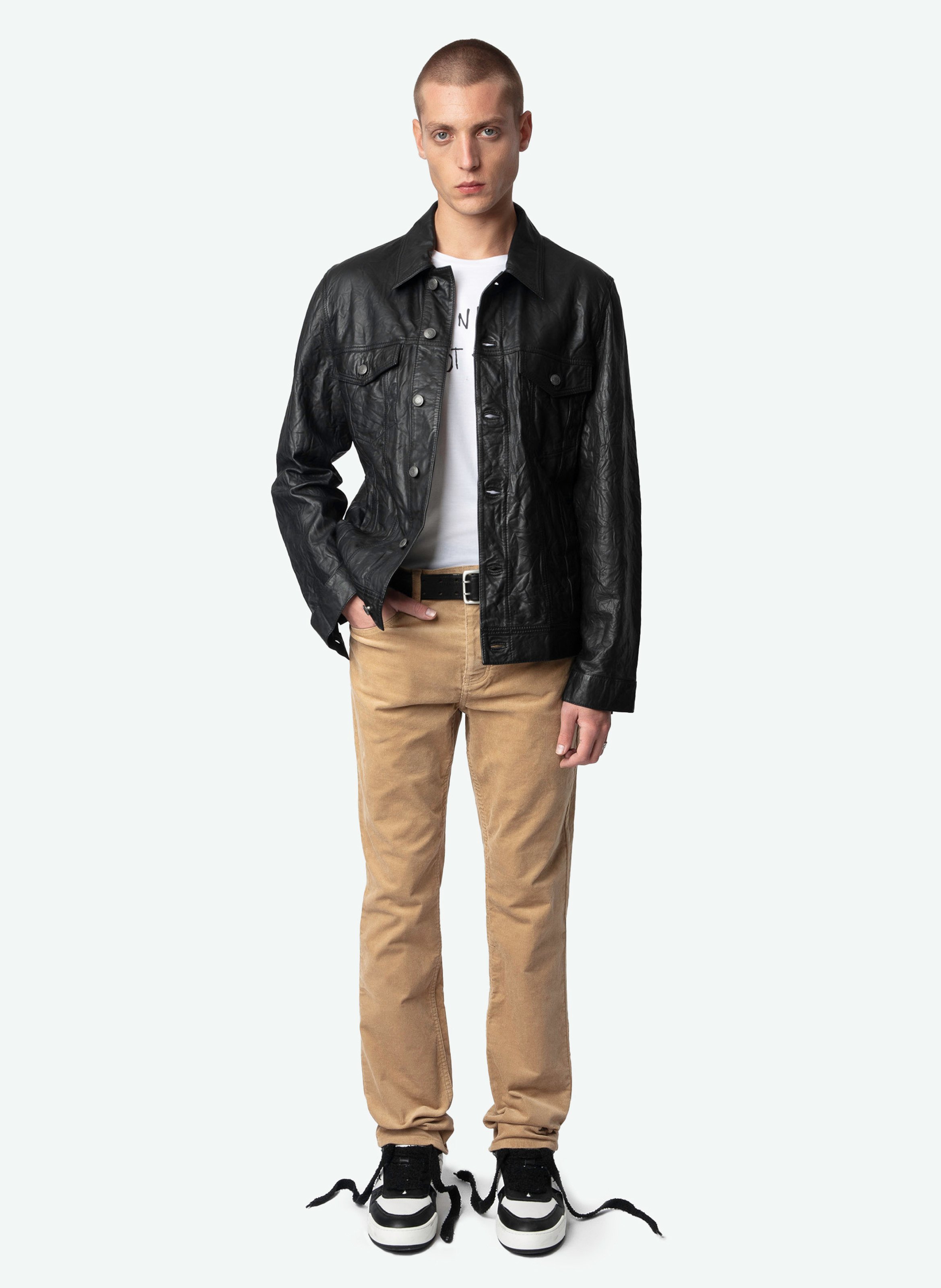 Slim-fit stretch cotton jeans ZADIG&VOLTAIRE Beige