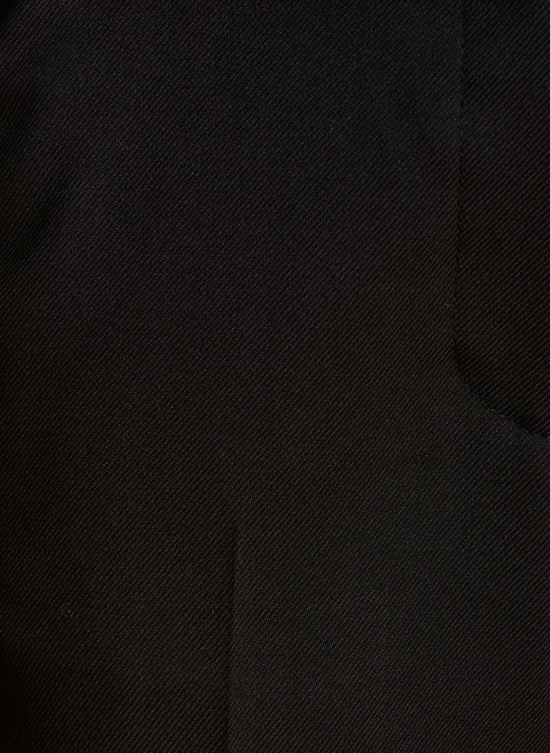 Solid 7/8 length cigarette pants LA FEE MARABOUTEE Black