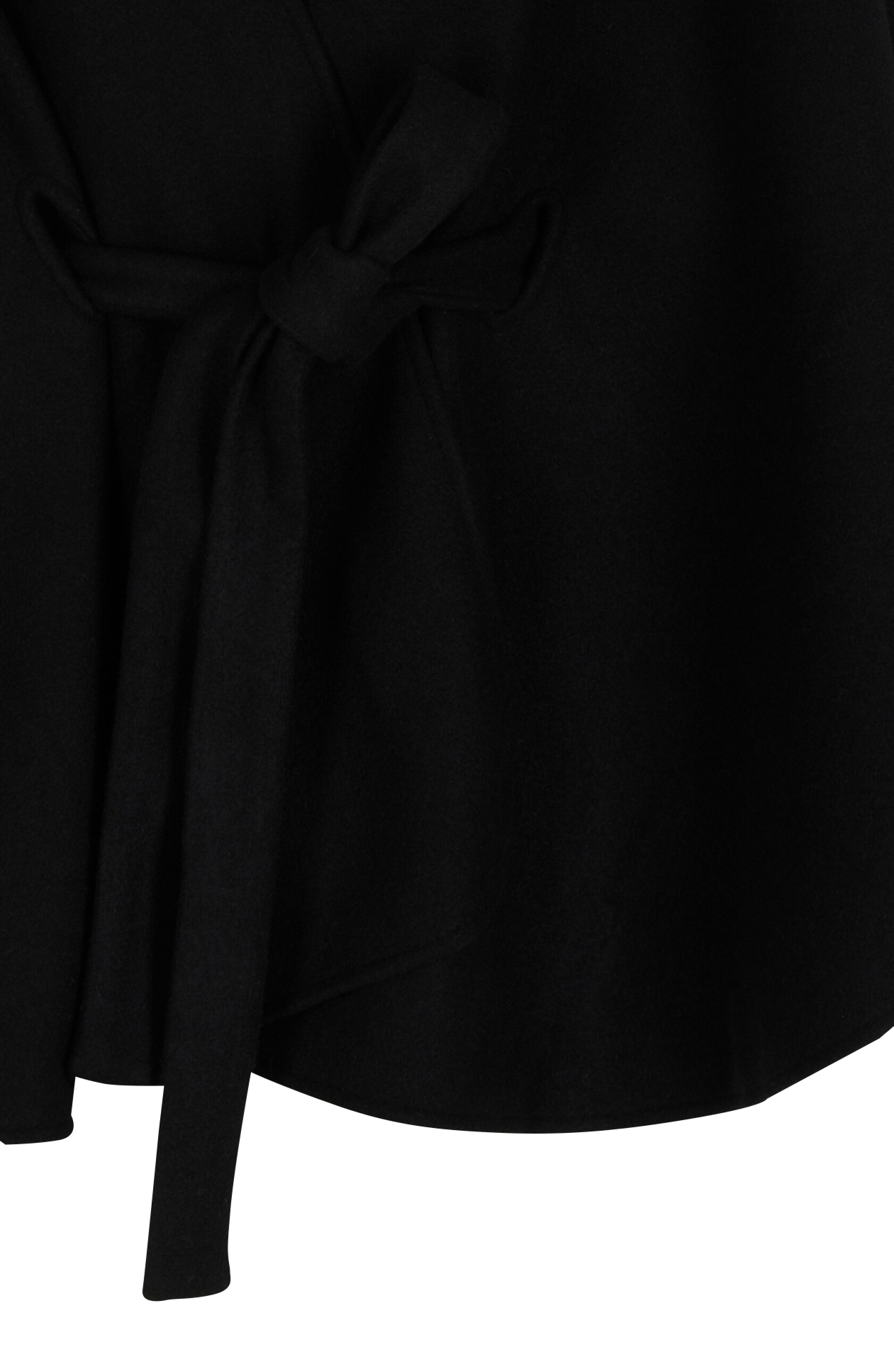 Oversized cape MORGAN Black