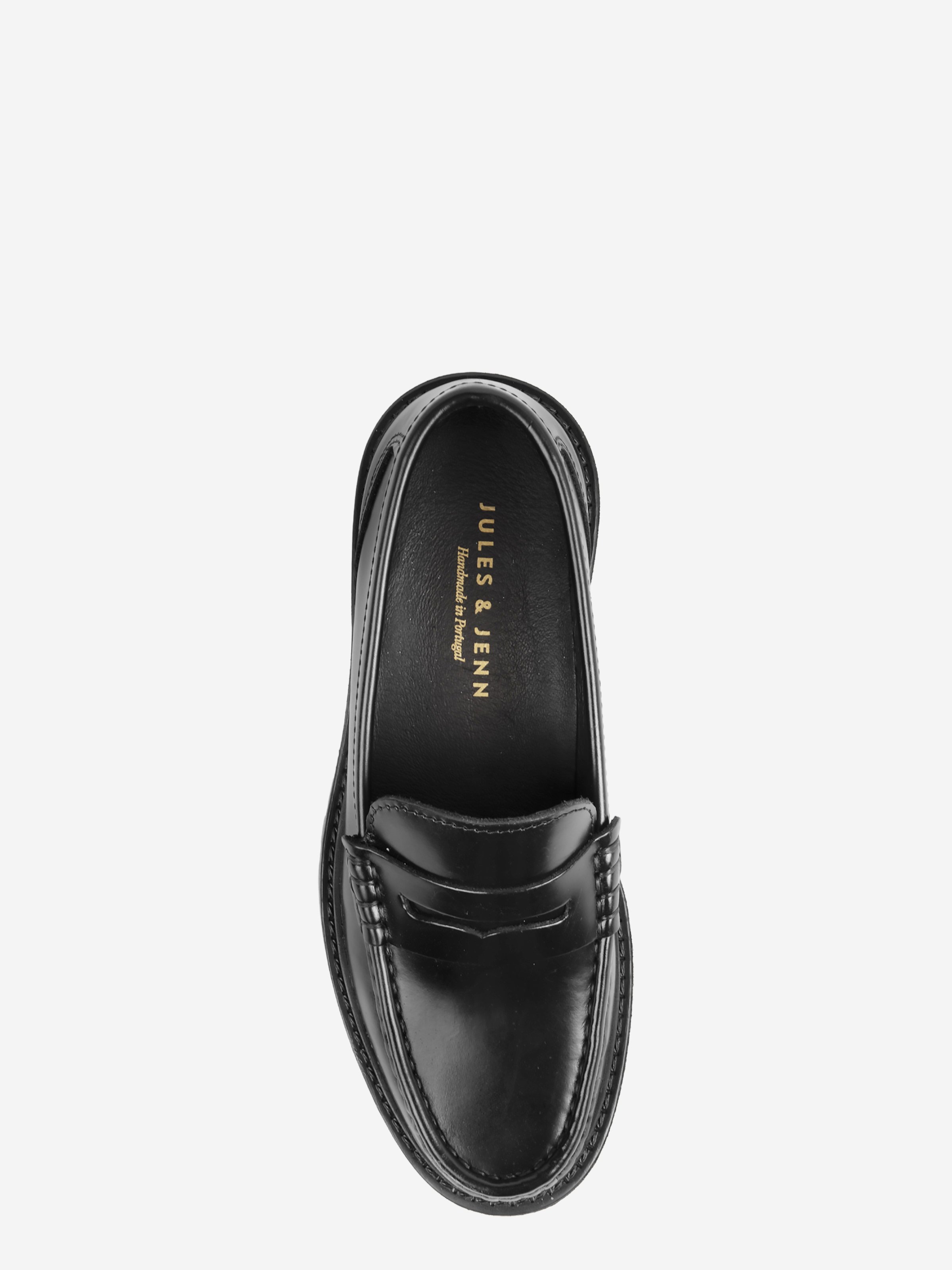 Iris patent leather loafers JULES & JENN Black
