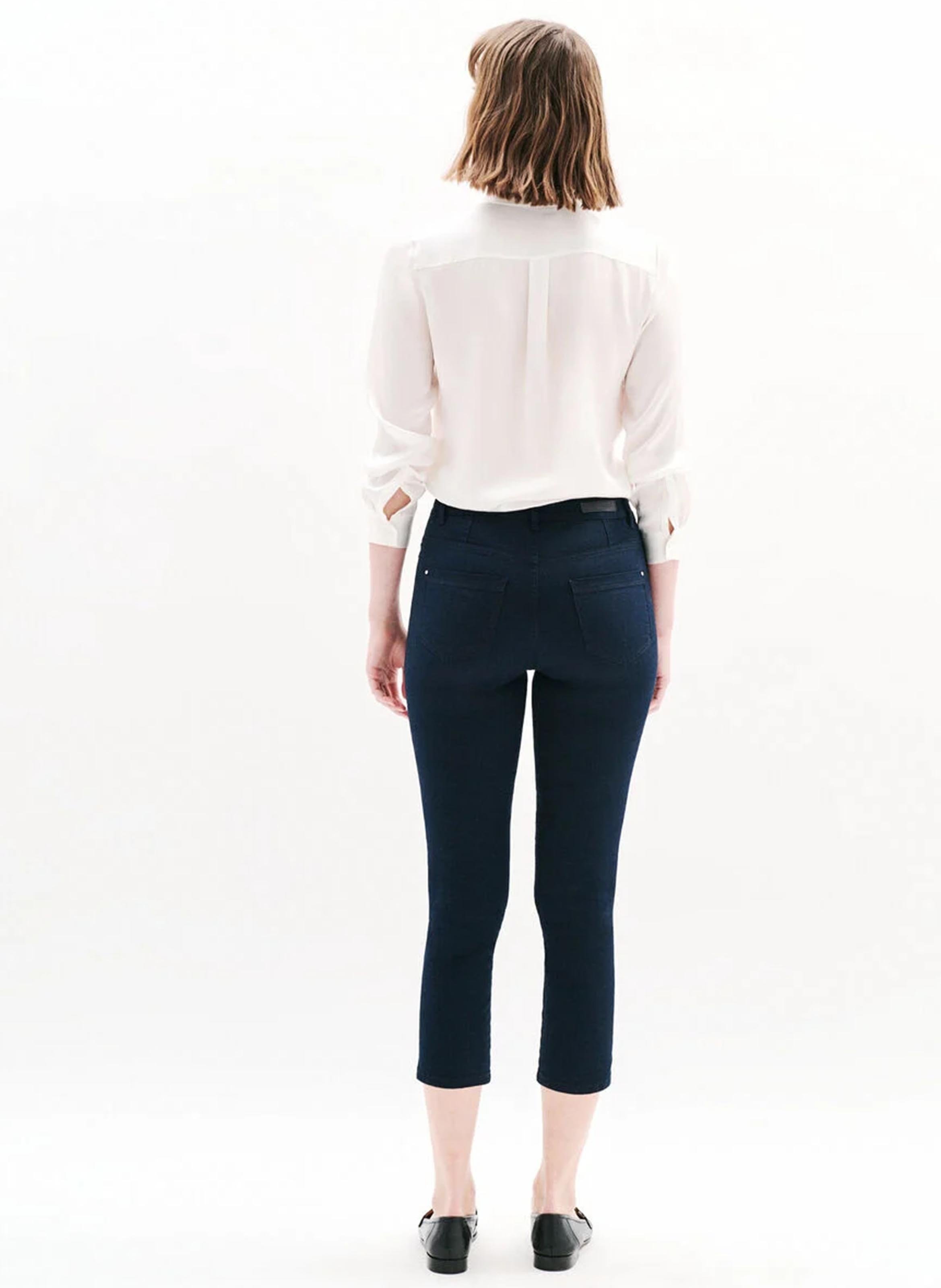 Caprihose aus Baumwoll-Mix CAROLL Blau