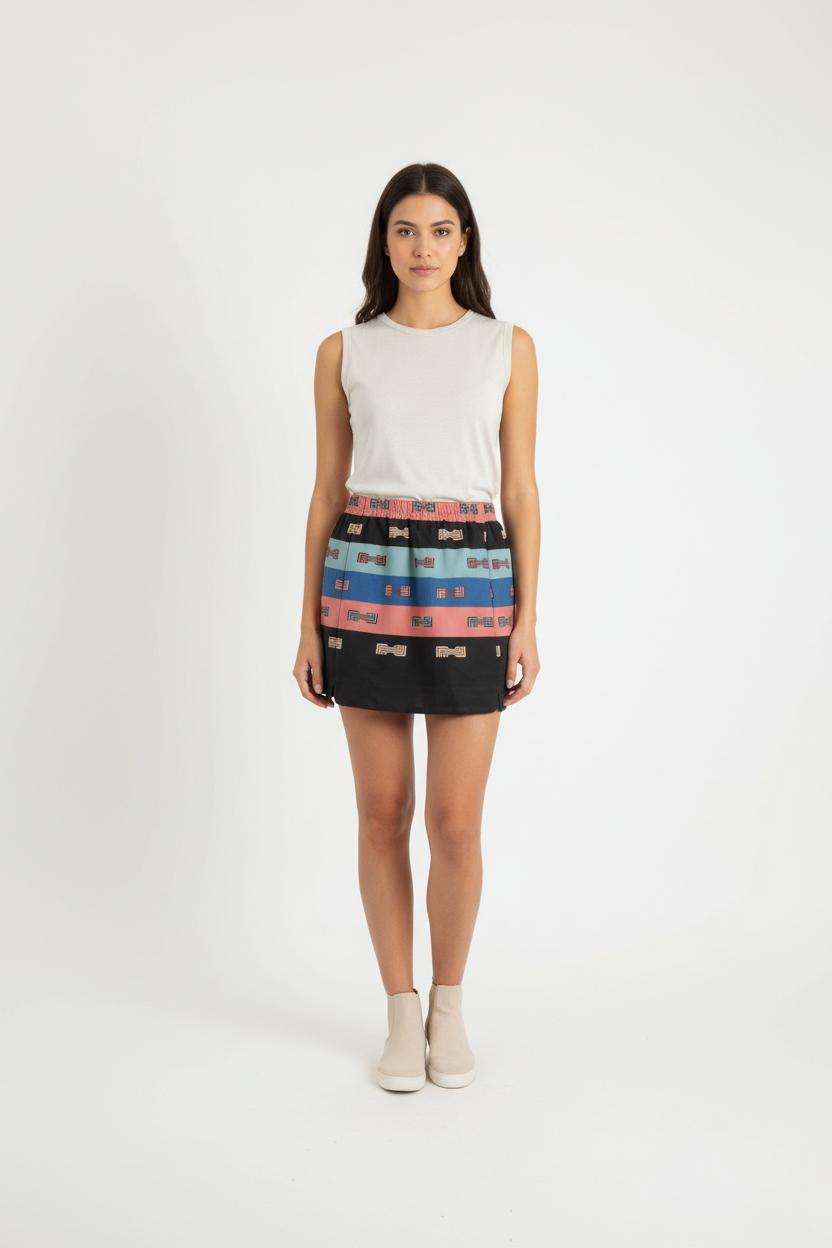 Short & midi skirt TARA JARMON - Seconde Main Multicolored