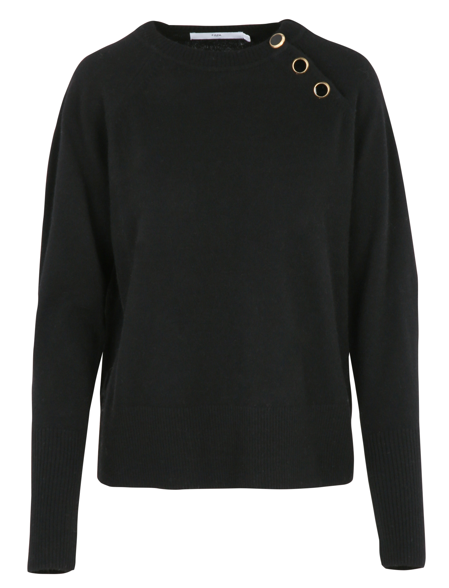 Pull col rond en laine ZAPA