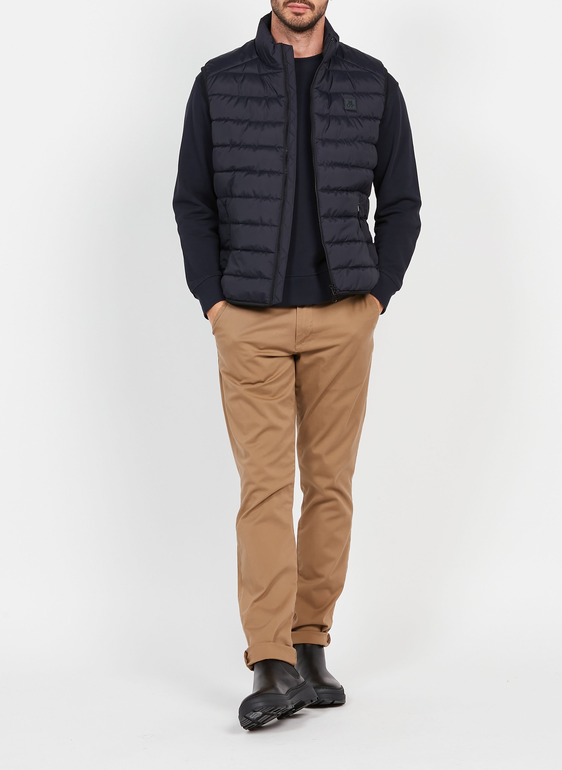 Doudoune sans manches en polyester recyclé MARC O'POLO Bleu