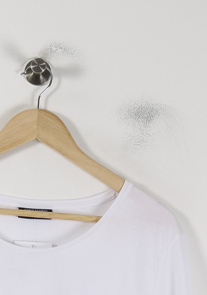 Tommy Badge T-shirt SAINT JAMES - Seconde Main White