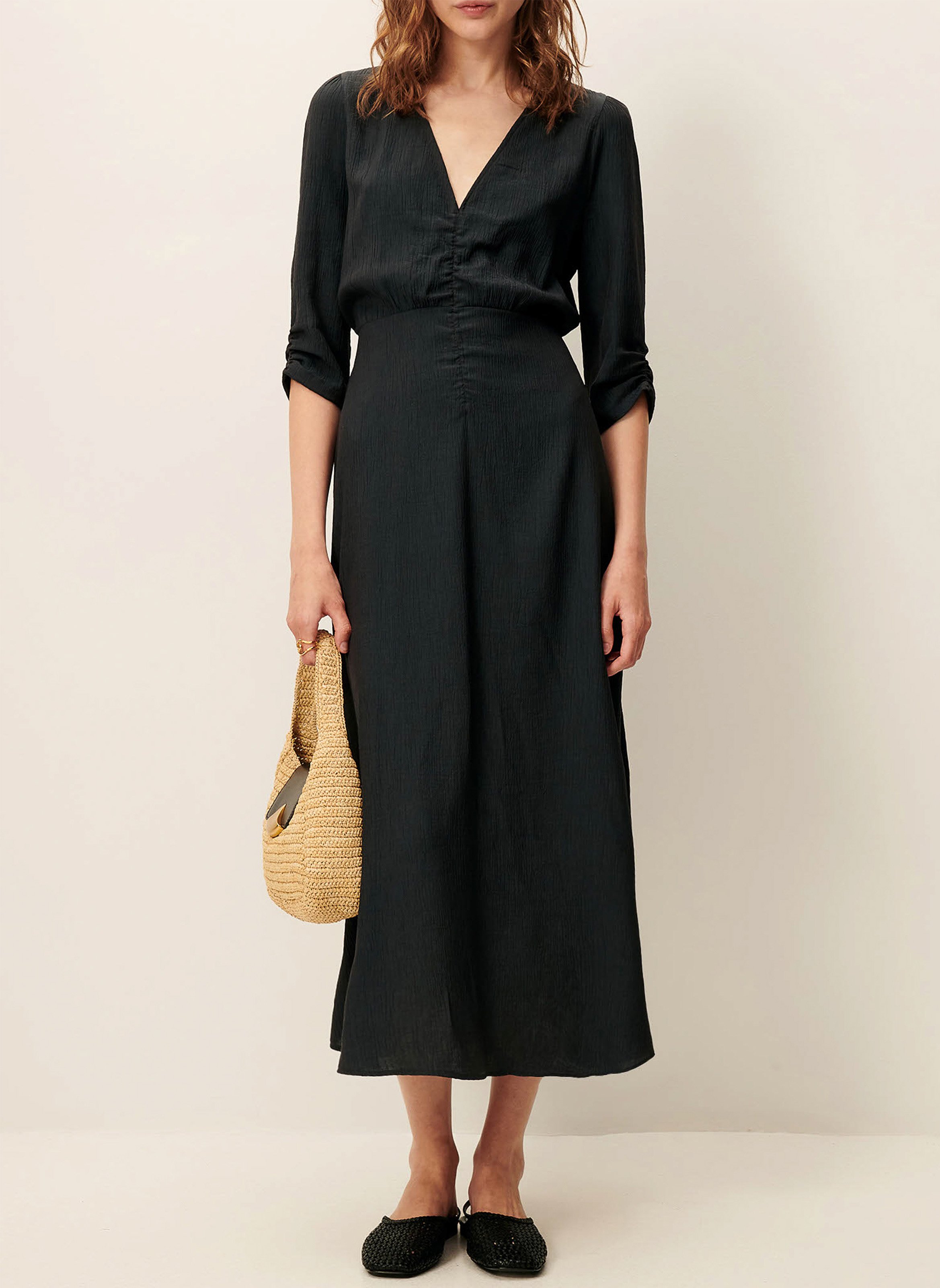 Atlas - Oversize-Pullover mit V-Ausschnitt SESSUN Grun