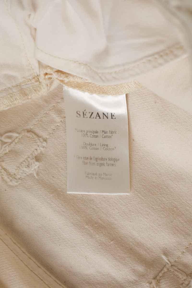 Mini short SEZANE - Seconde main Blanc