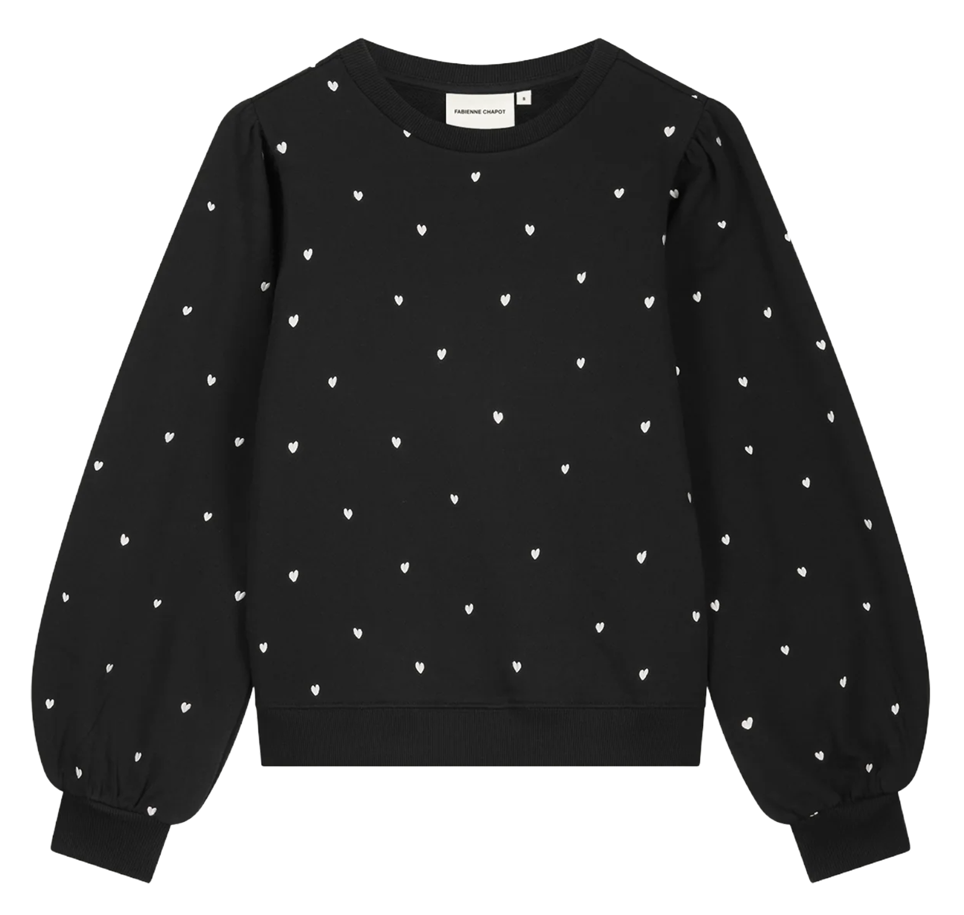 cCamicia a motivi FABIENNE CHAPOT Nero