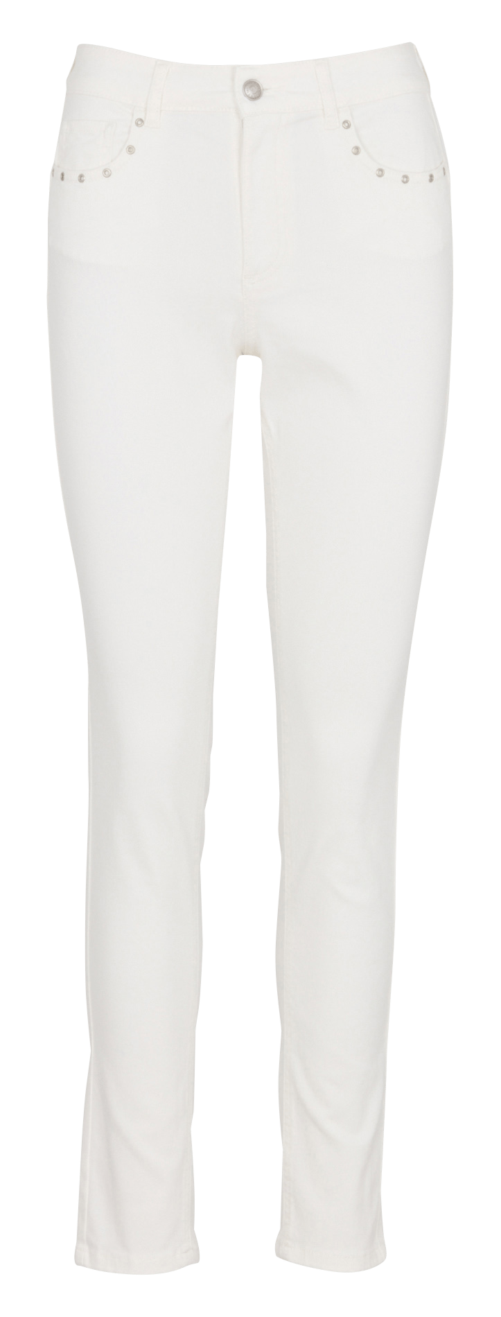 High Waist Slim Fit Jeans IKKS Weiss