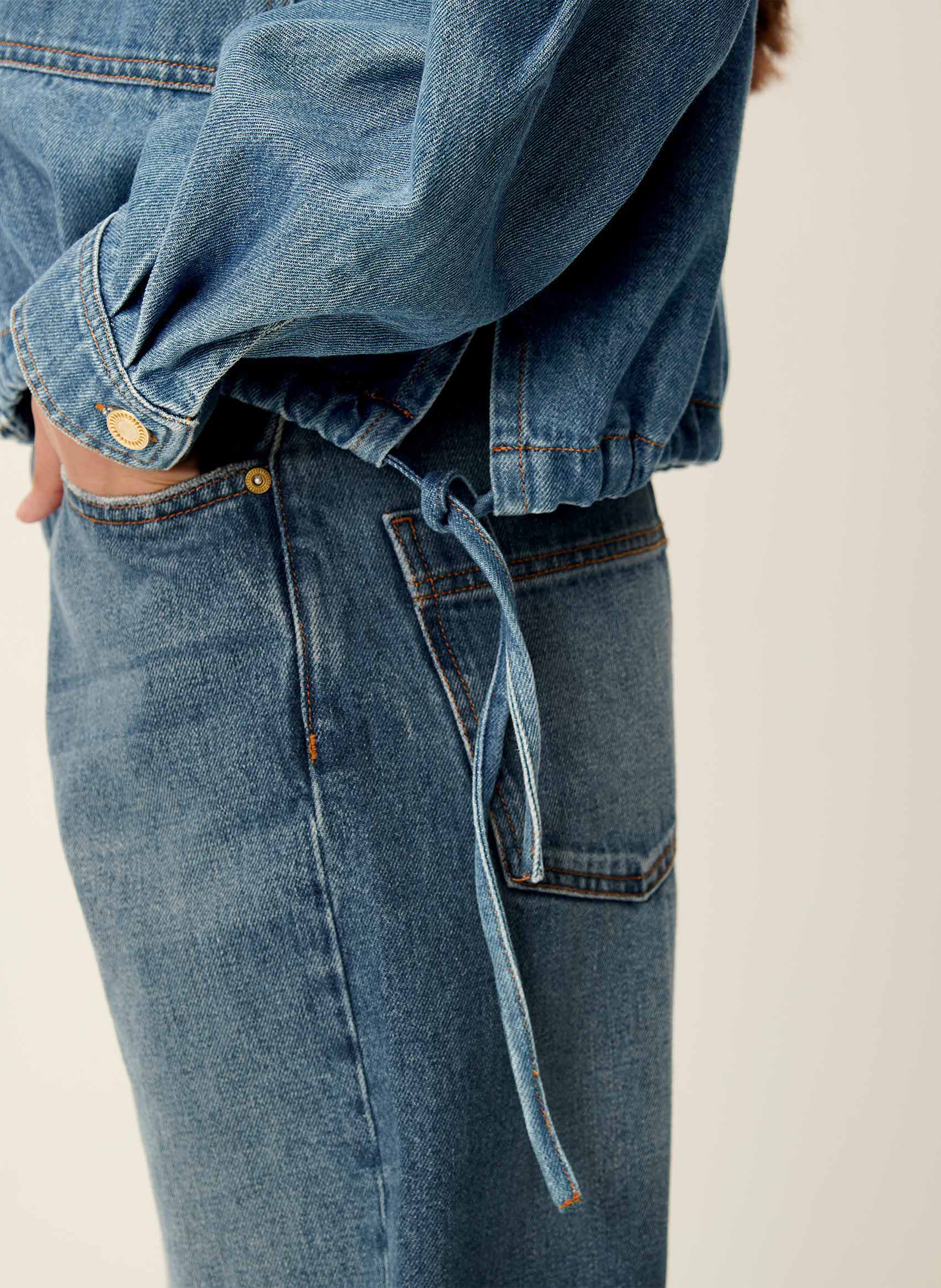 Baumwoll-Blazer SESSUN Blau