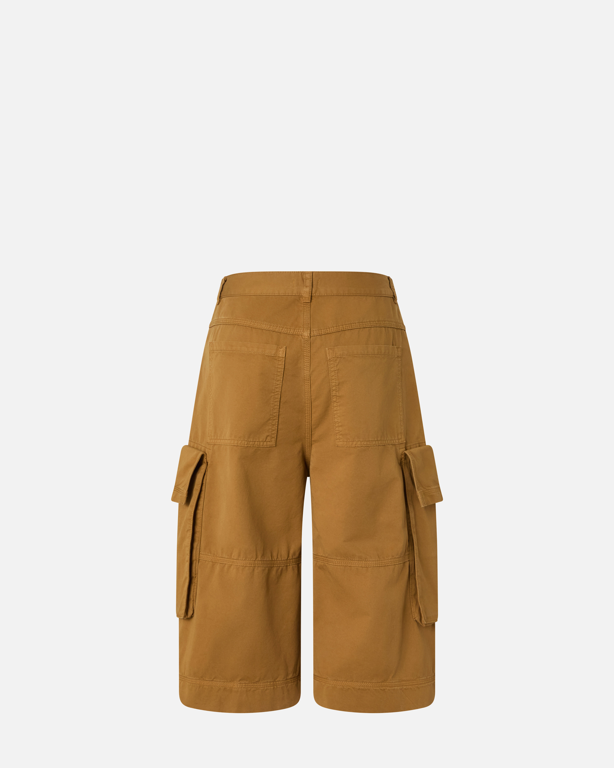 Cargo Bermuda shorts with studs PINKO Orange