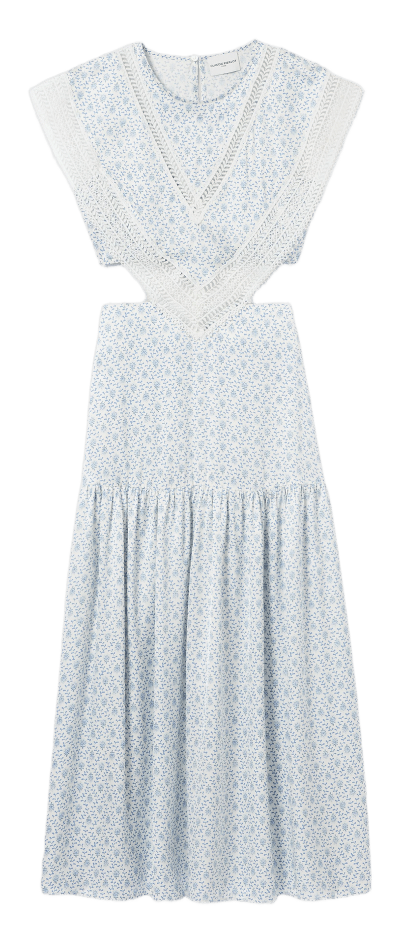 Robe midi à imprimé fleuri CLAUDIE PIERLOT Multicolore