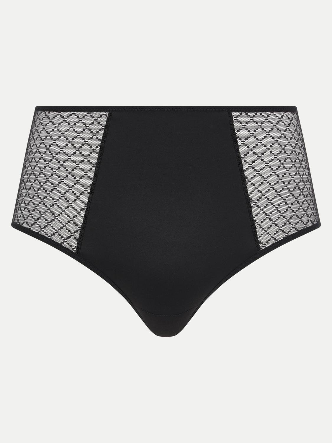 High-waisted lace panties | Black CHANTELLE Women