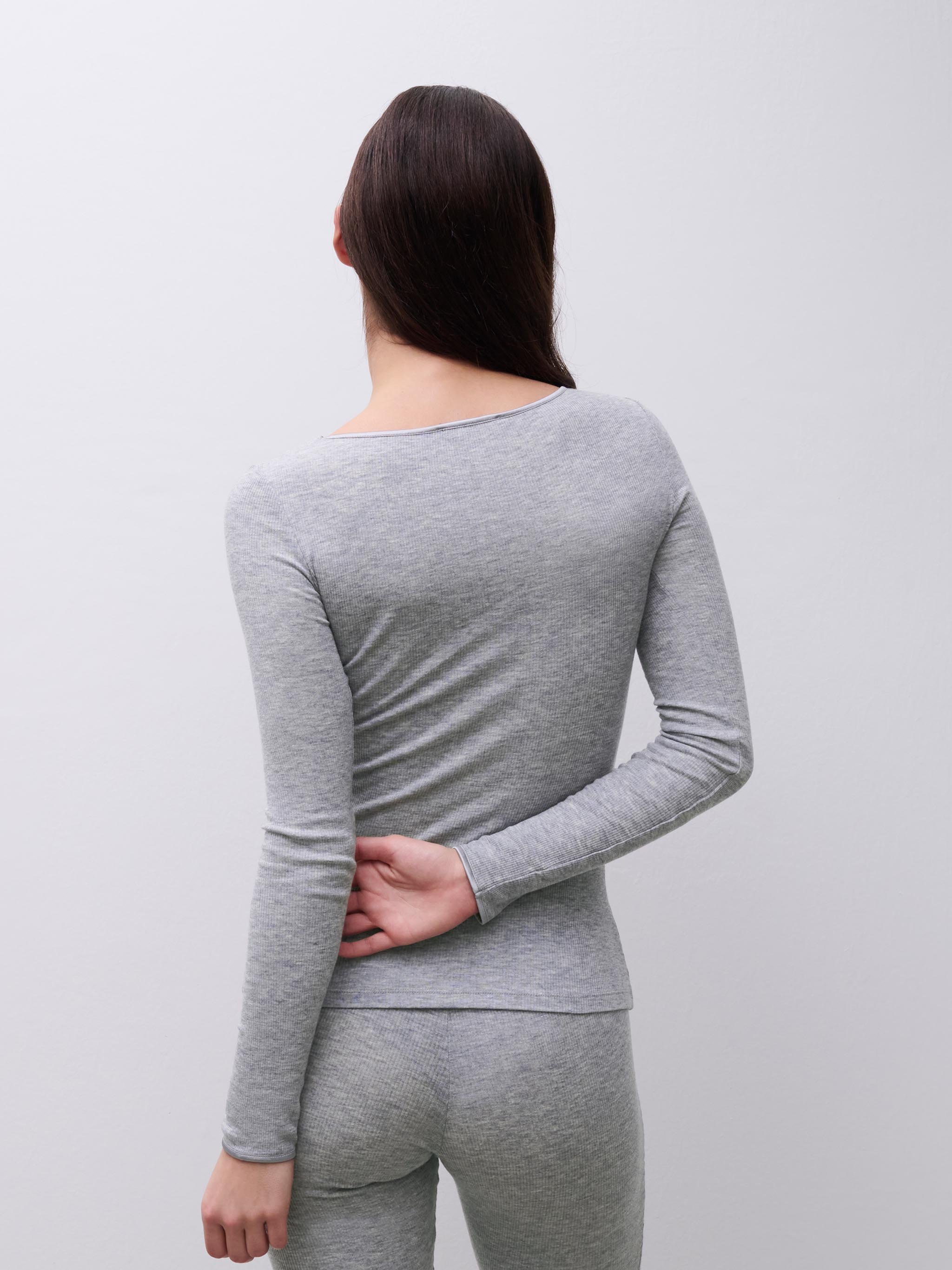 Long-sleeve T-shirt CHANTELLE Grey