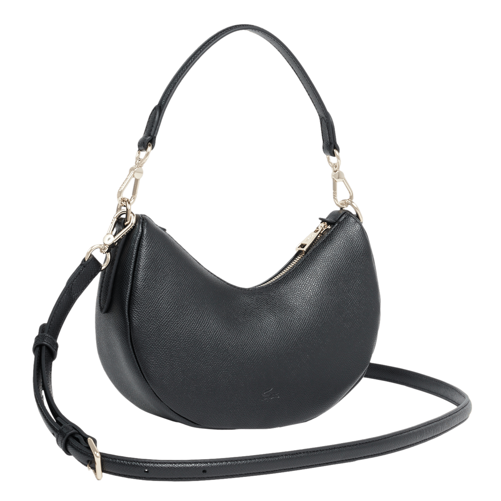 Mondtasche Champs-Élysées aus Leder LACOSTE Schwarz