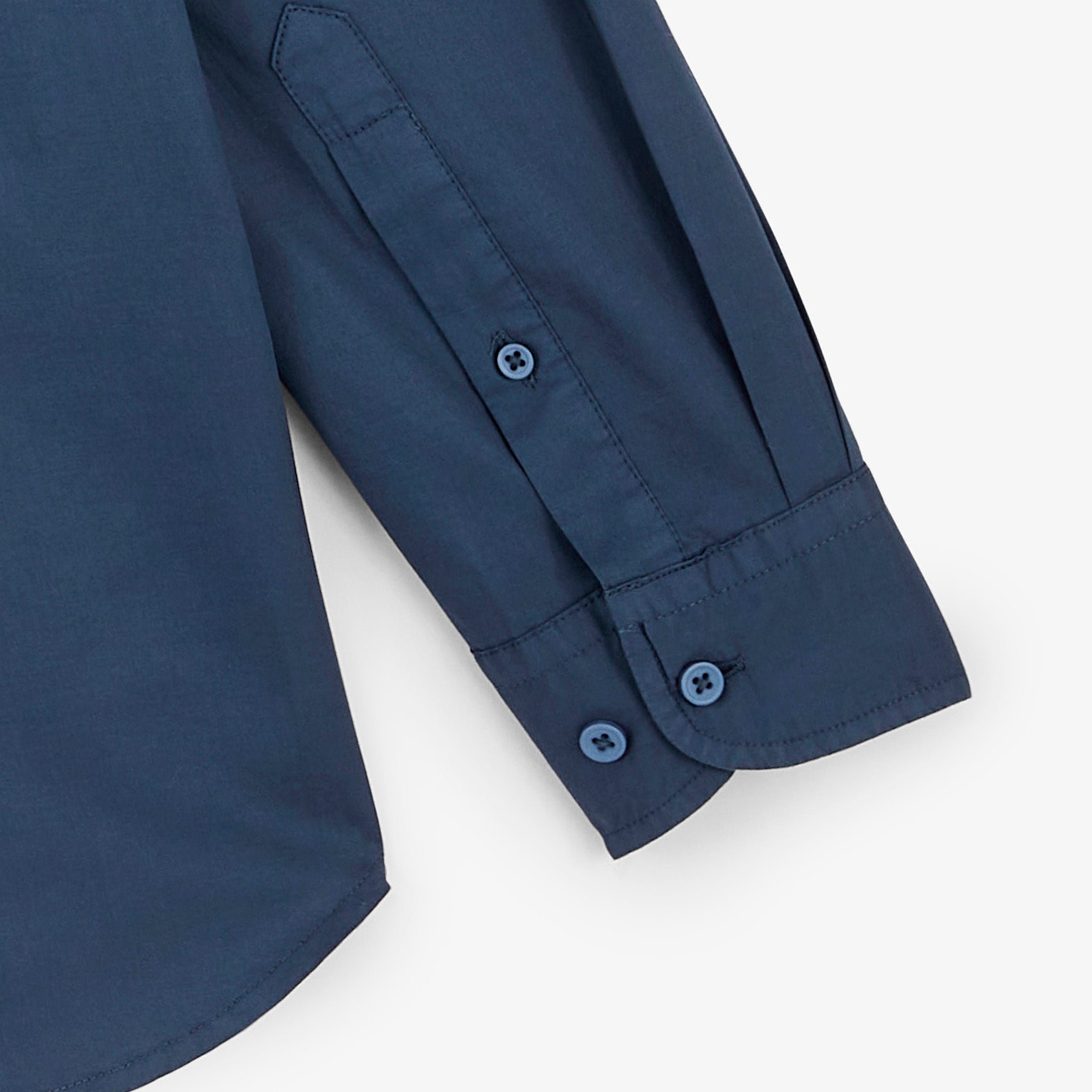 SBPLAY blue stretch twill long-sleeved shirt SERGE BLANCO Blue