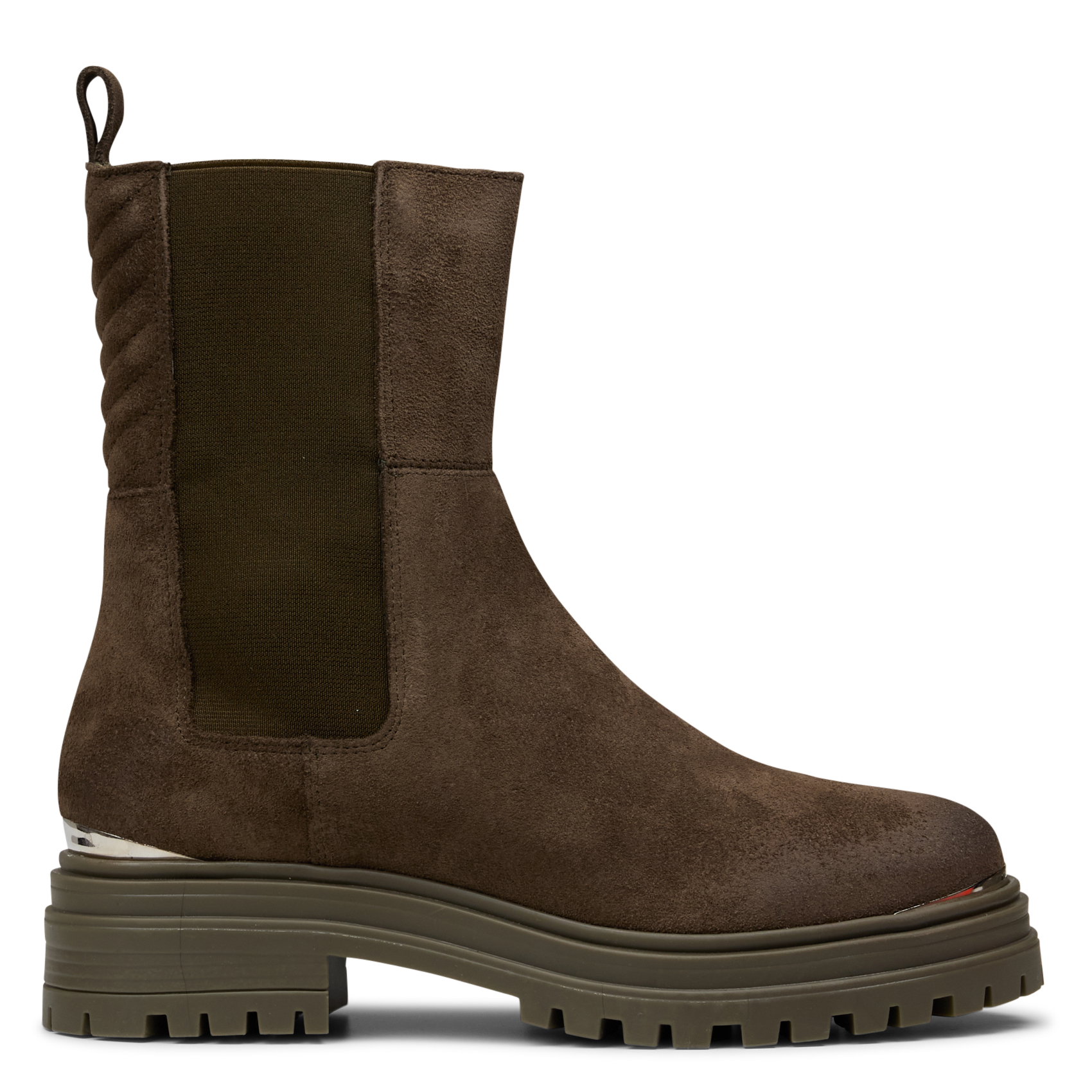 Suède boots IKKS Kaki