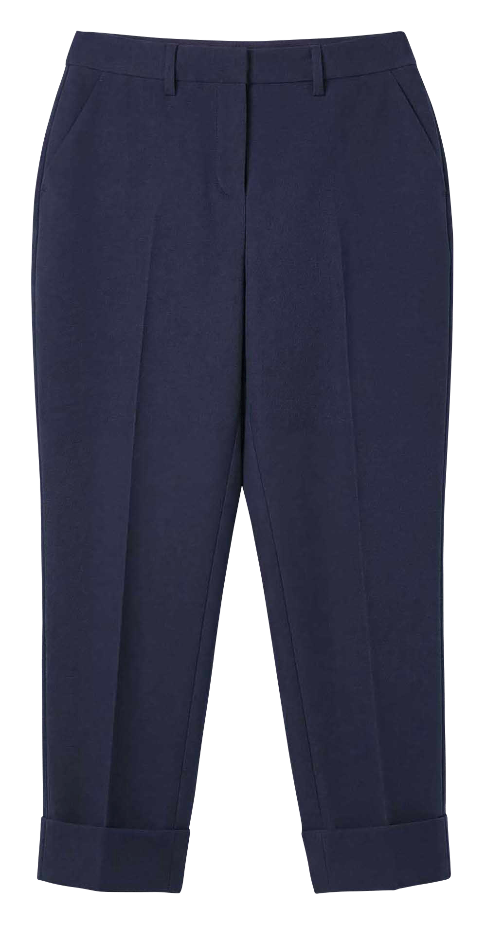 Pantalon carotte 7/8 ème uni | Bleu TARA JARMON Femme
