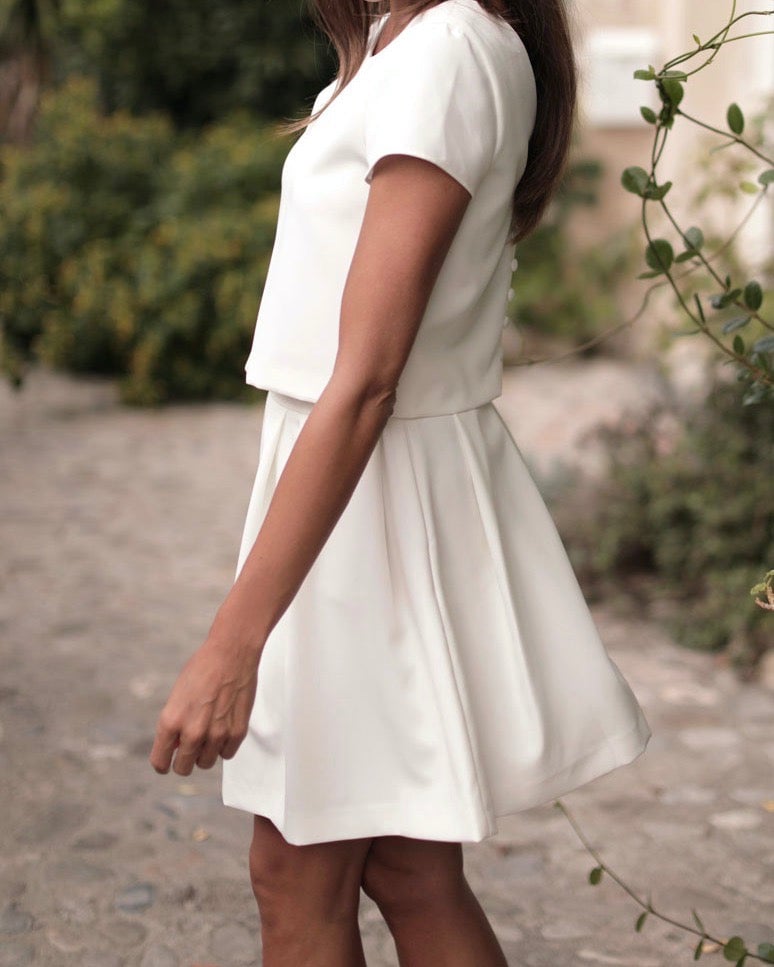 Long skirt MAISON LEMOINE - Seconde main White