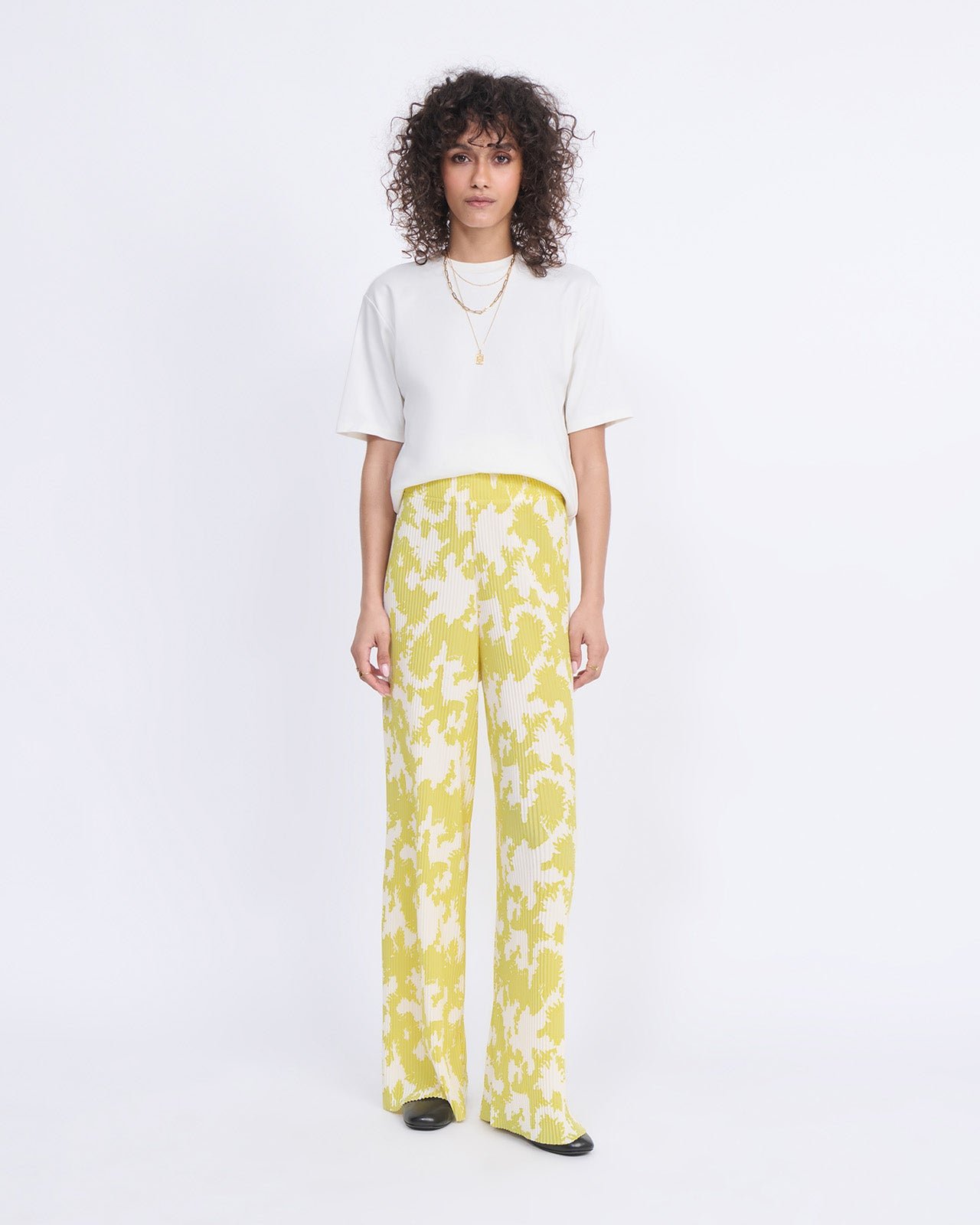 Floral print pants EMOI EMOI Green