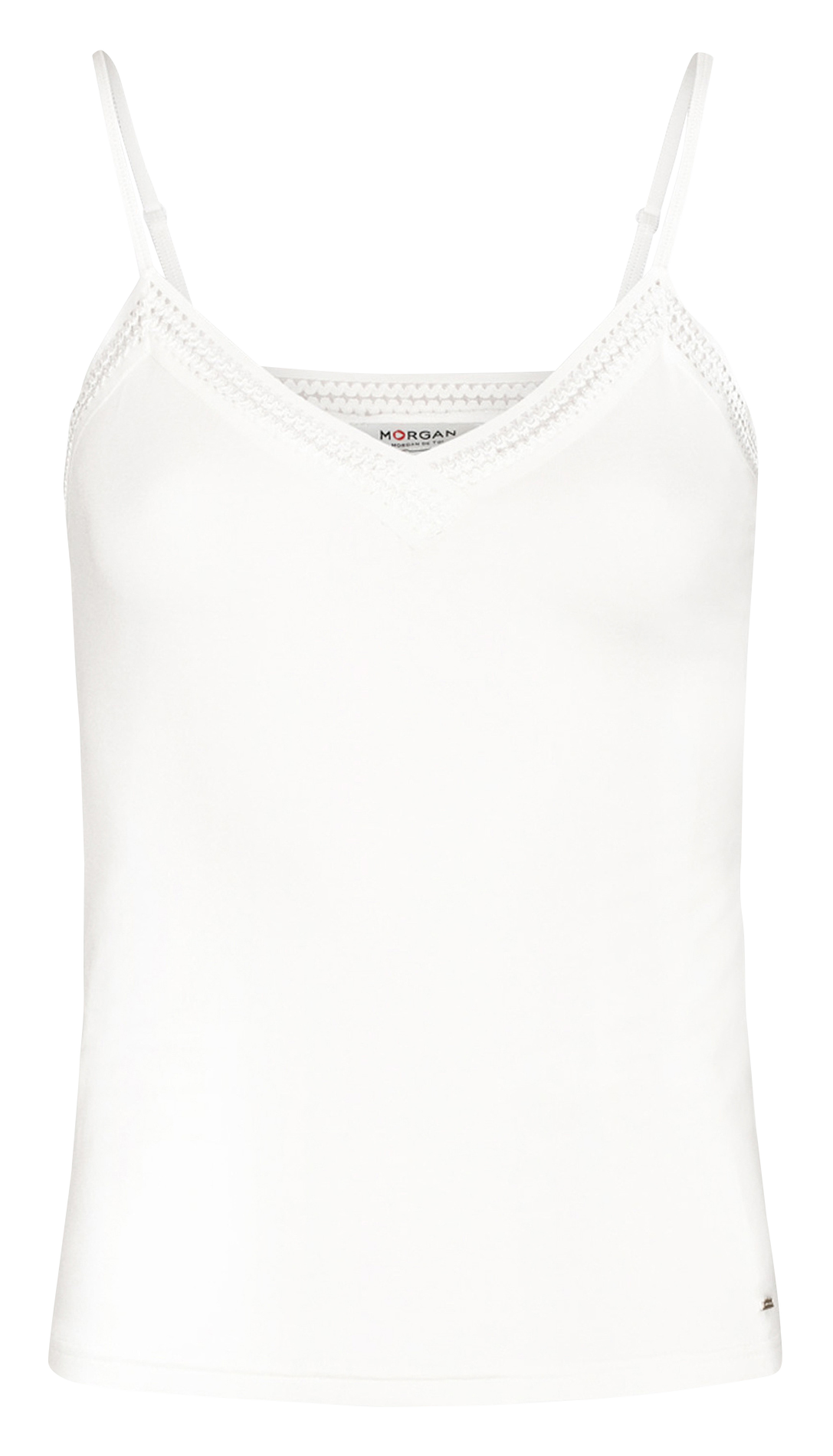 V-neck tank top MORGAN Beige